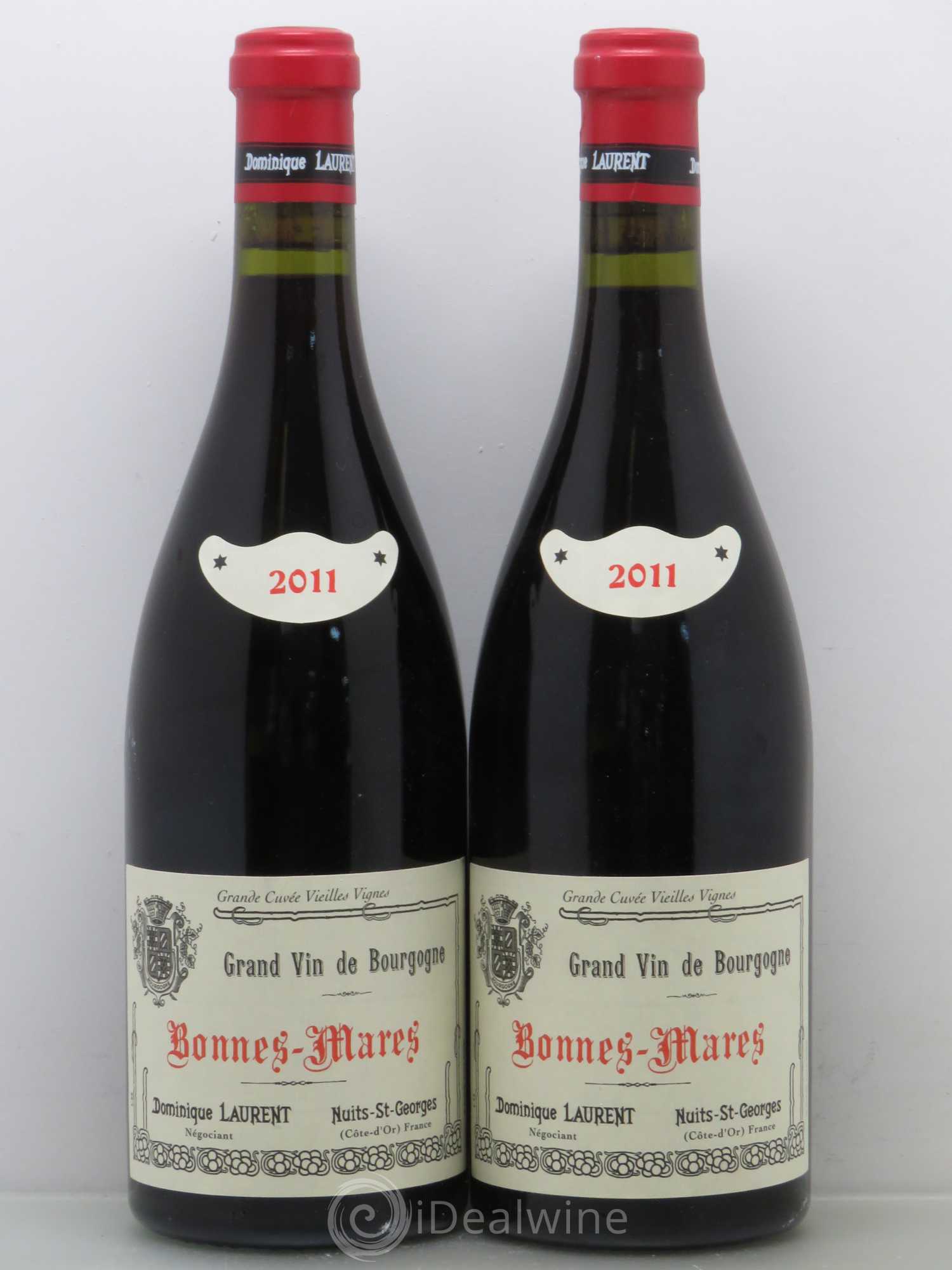 Bonnes-Mares Grand Cru Dominique Laurent Grande Cuvée Vieilles Vignes 2011 - Lot de 2 bouteilles - 0