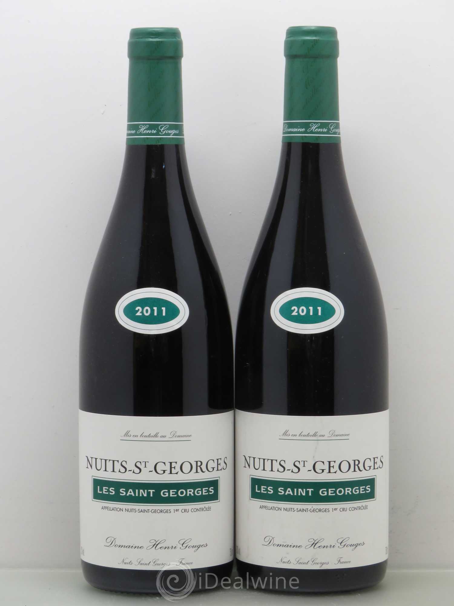 Nuits-Saint-Georges 1er Cru Les Saints Georges Henri Gouges 2011 - Posten von 2 Flaschen - 0
