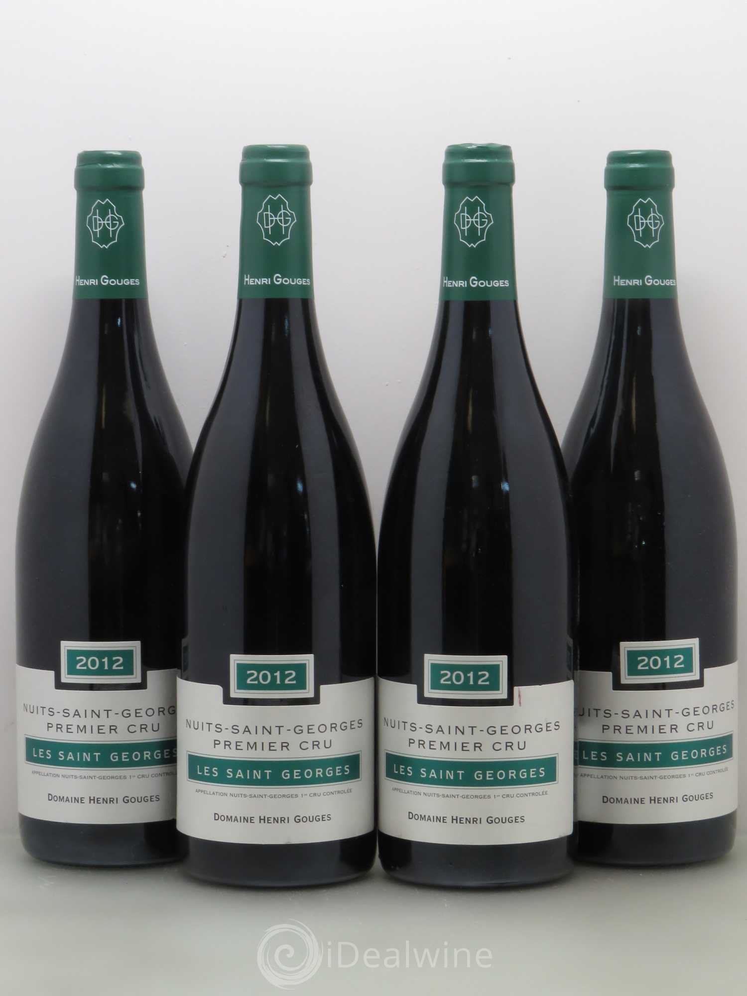 Nuits-Saint-Georges 1er Cru Les Saints Georges Henri Gouges 2012 - Lot de 4 bouteilles - 0