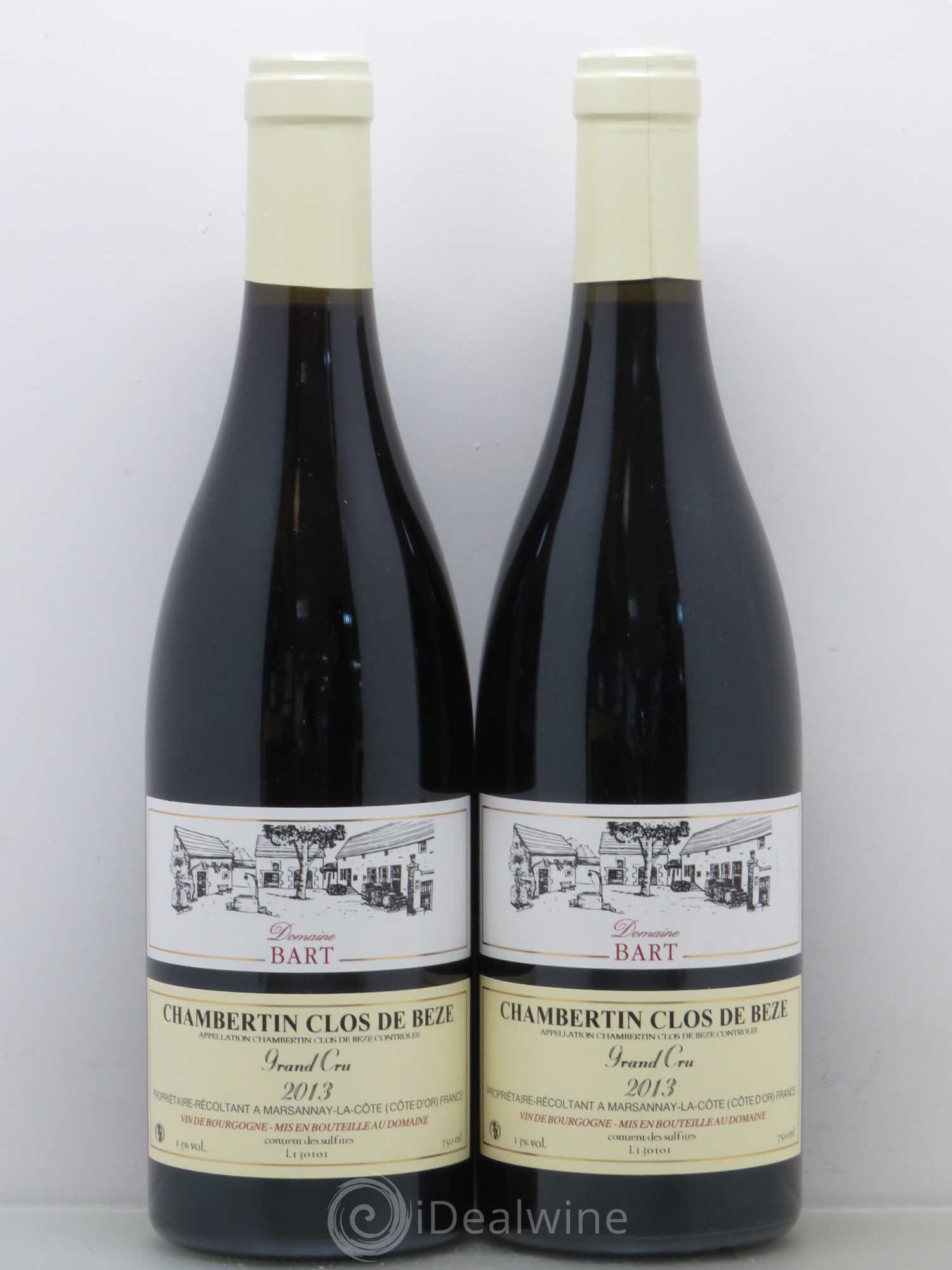 Chambertin Clos de Bèze Grand Cru Bart 2013 - Lot de 2 bouteilles - 0