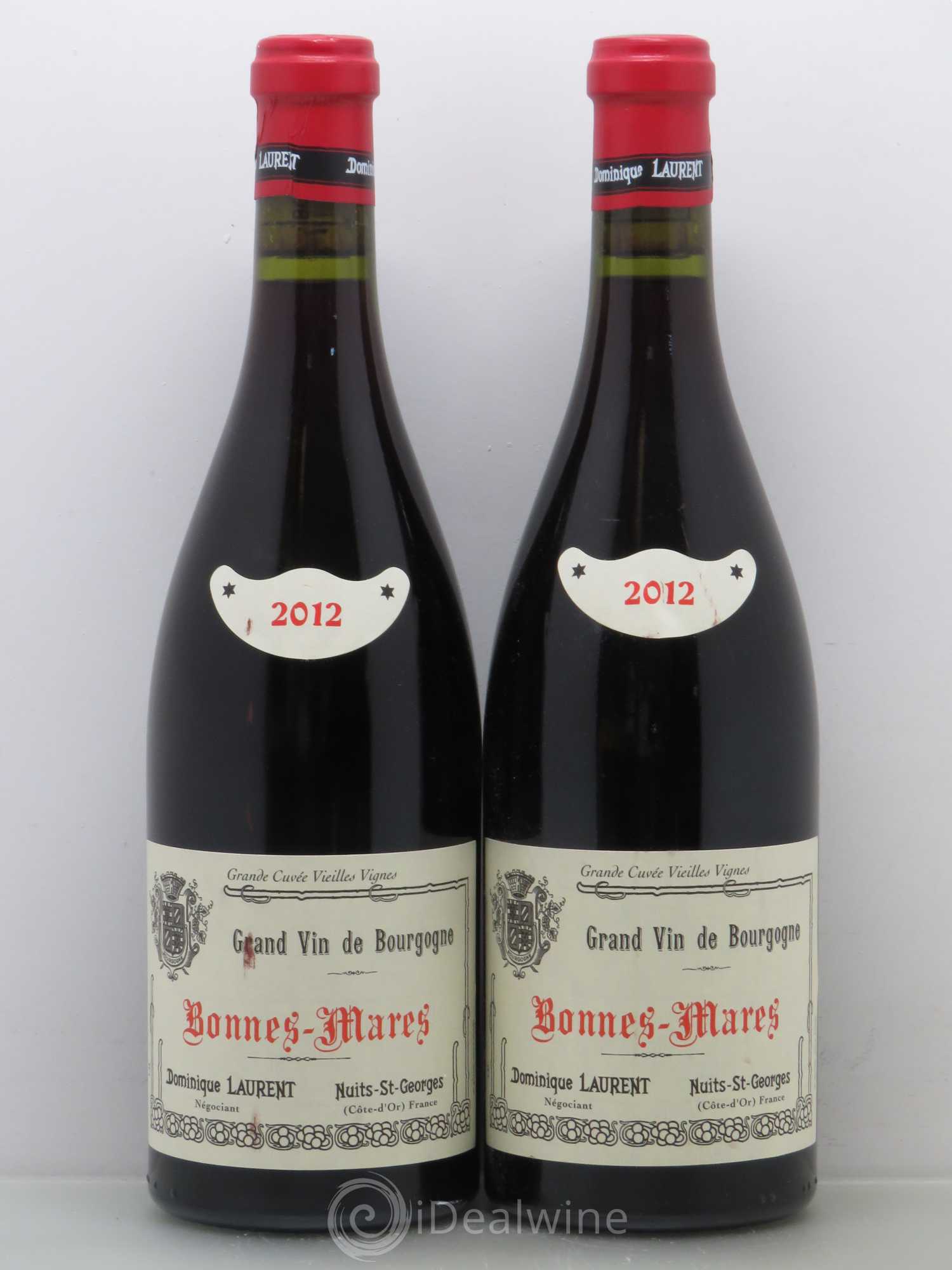 Bonnes-Mares Grand Cru Dominique Laurent Grande Cuvée Vieilles Vignes 2012 - Posten von 2 Flaschen - 0