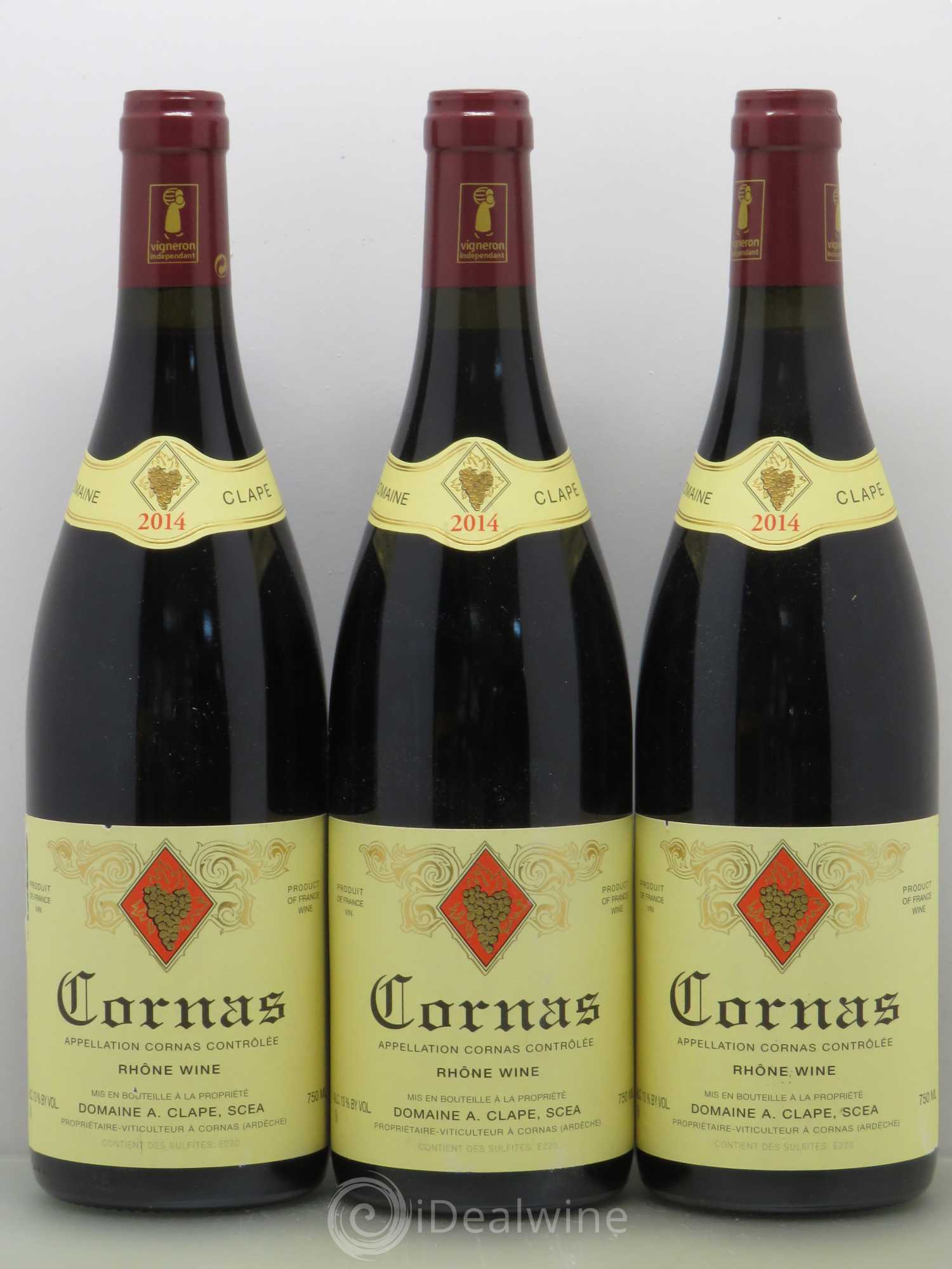Cornas Auguste Clape 2014 - Lot de 3 bouteilles - 0