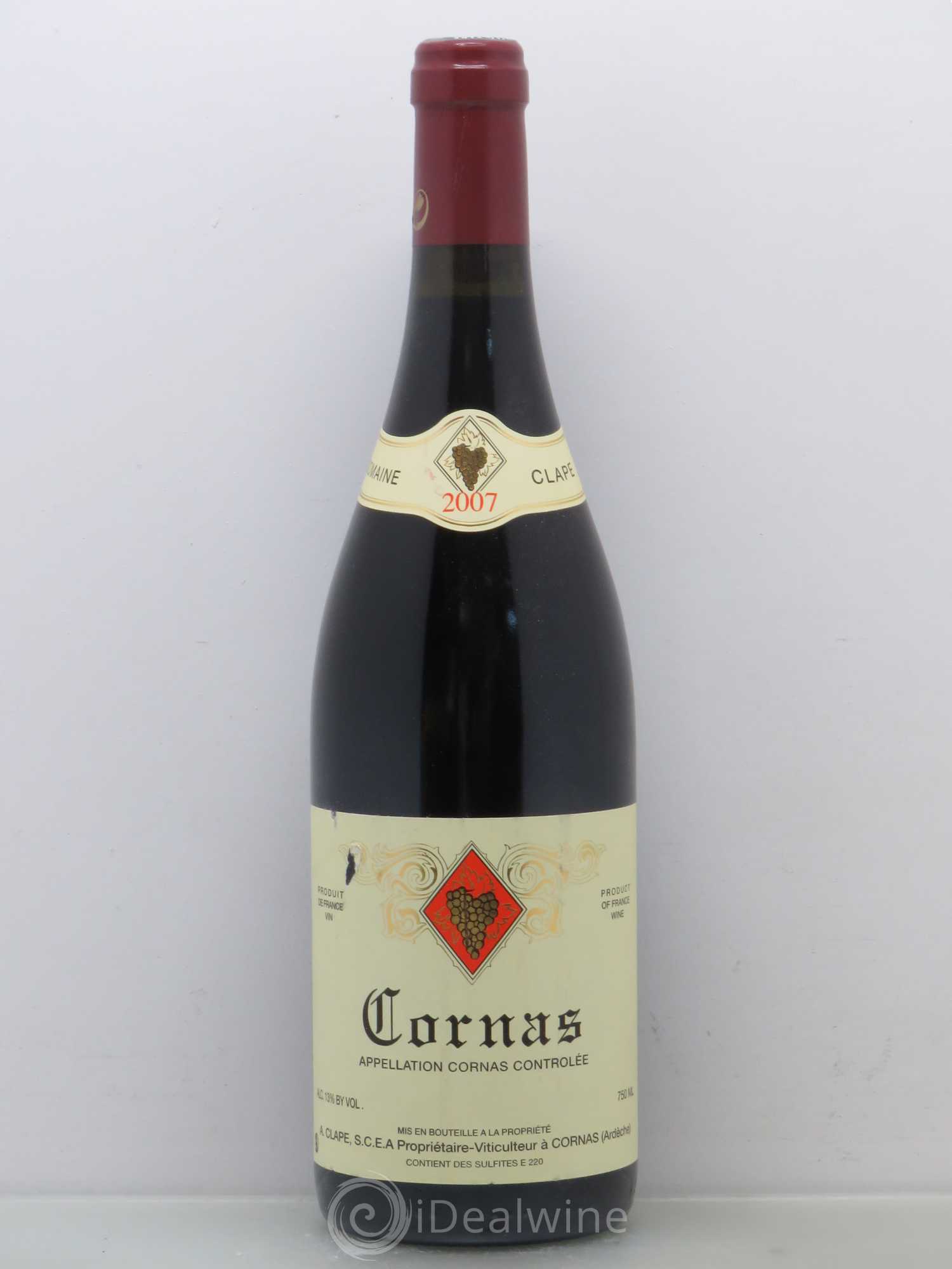 Cornas Auguste Clape 2007 - Lot de 1 bouteille - 0