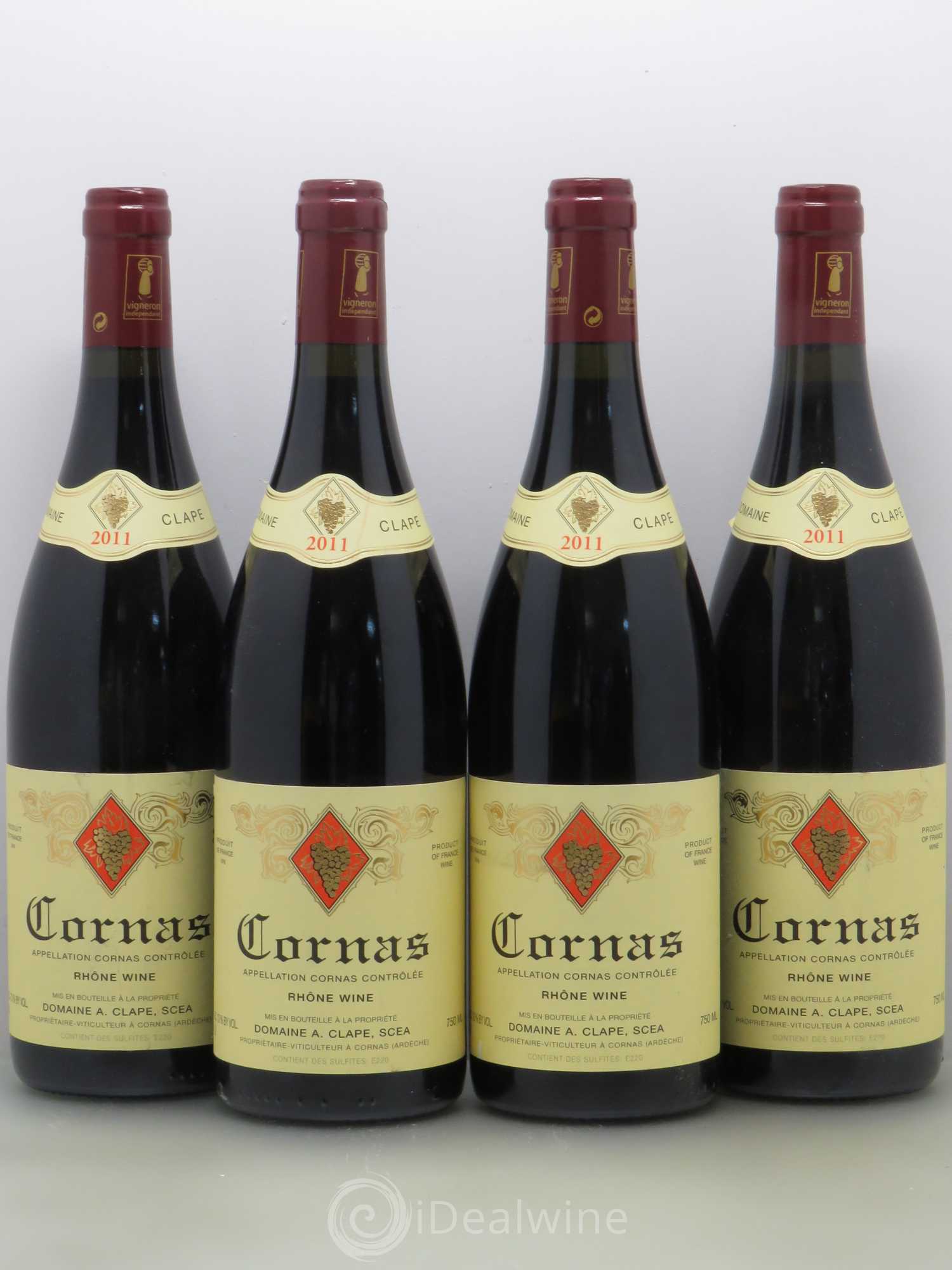 Cornas Auguste Clape 2011 - Lot de 4 bouteilles - 0