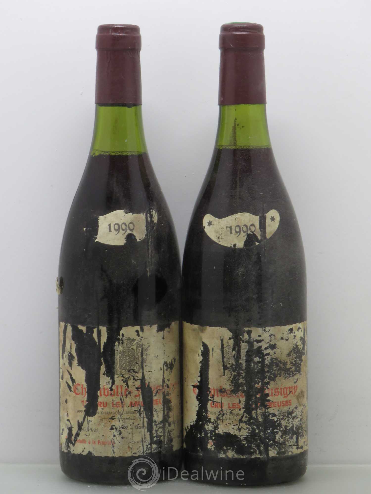 Chambolle-Musigny 1er Cru Amoureuses Bertheau 1990 - Posten von 2 Flaschen - 0