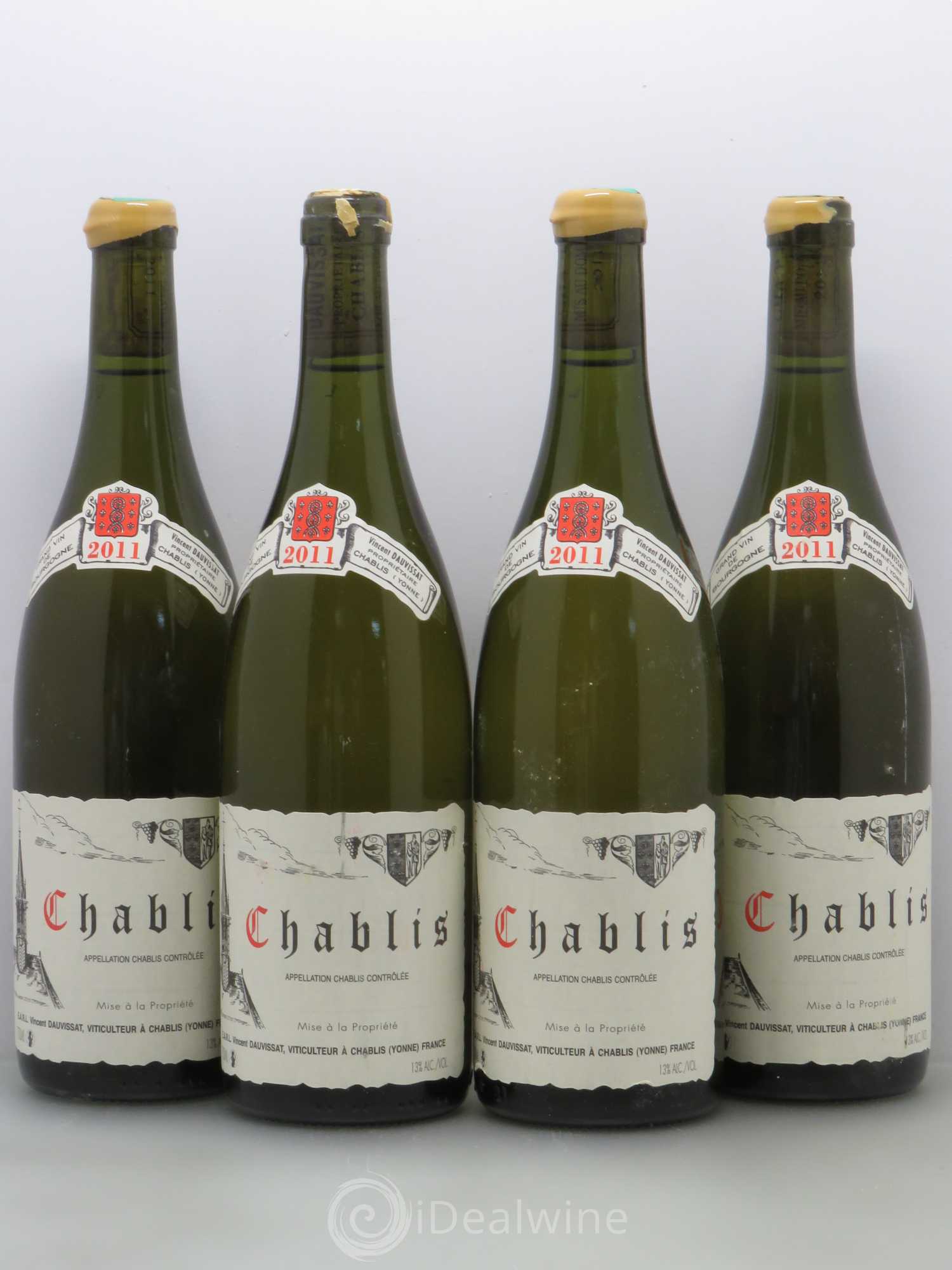 Chablis Vincent Dauvissat (Domaine) 2011 - Lot de 4 bouteilles - 0