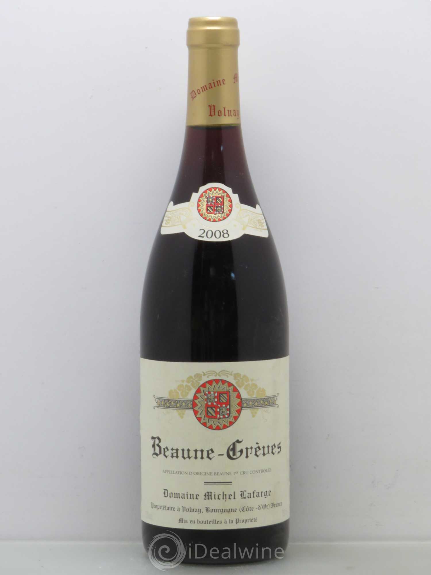Beaune 1er Cru Grèves Lafarge (Domaine) 2008 - Lot de 1 bouteille - 0