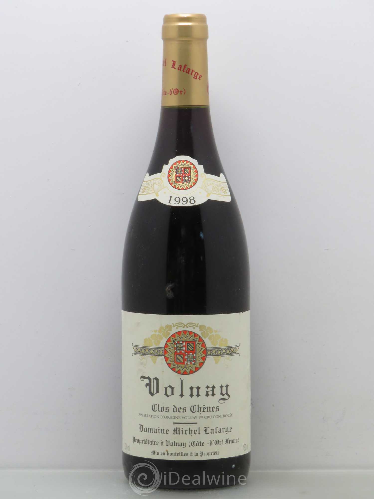 Volnay 1er Cru Clos des Chênes Lafarge (Domaine) 1998 - Lot de 1 bouteille - 0