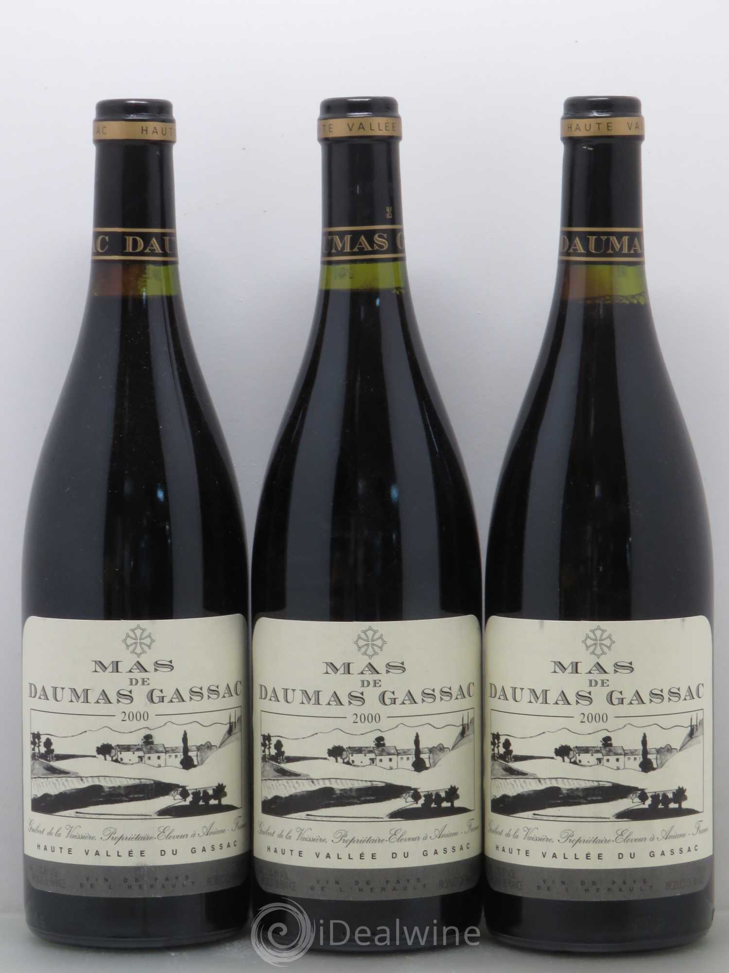 Saint-Guilhem-le-Désert - Cité d'Aniane Mas Daumas Gassac Famille Guibert de La Vaissière 2000 - Lot de 6 bouteilles - 2