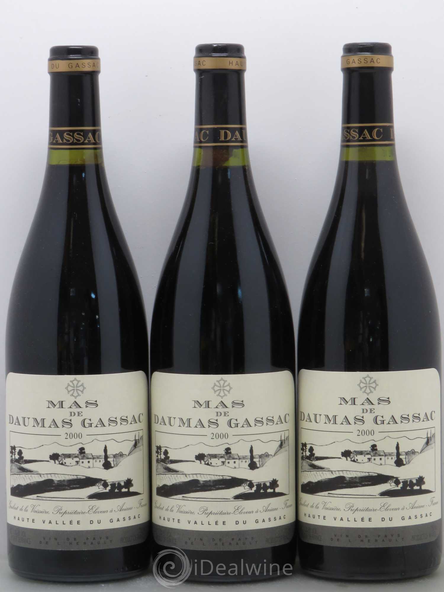 Saint-Guilhem-le-Désert - Cité d'Aniane Mas Daumas Gassac Famille Guibert de La Vaissière 2000 - Lot de 6 bouteilles - 2
