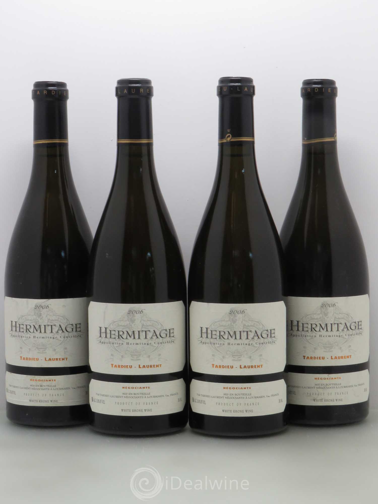 Hermitage Tardieu-Laurent Famille Tardieu 2006 - Lot de 4 bouteilles - 0