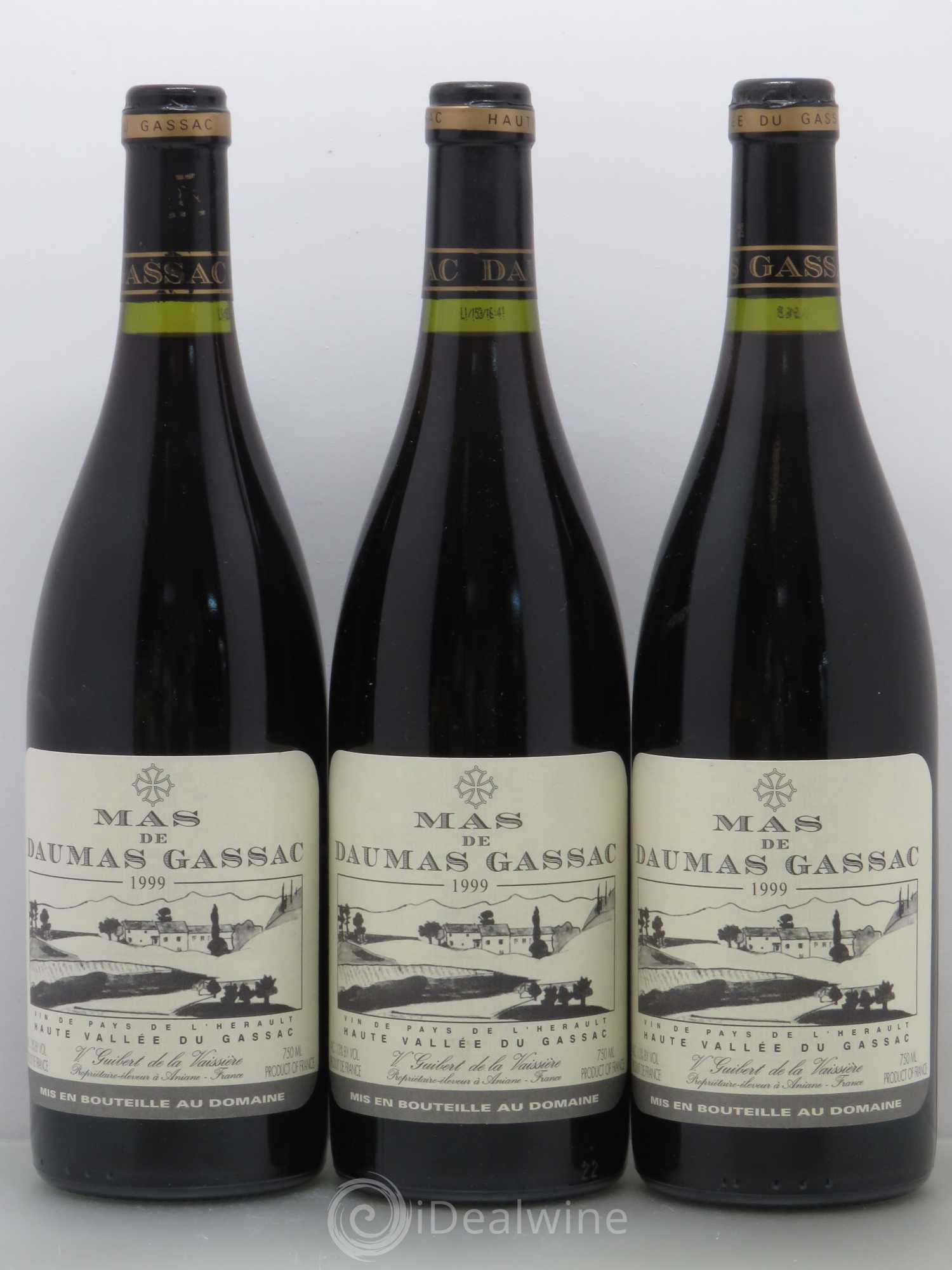 Saint-Guilhem-le-Désert - Cité d'Aniane Mas Daumas Gassac Famille Guibert de La Vaissière 1999 - Lot de 6 bouteilles - 2