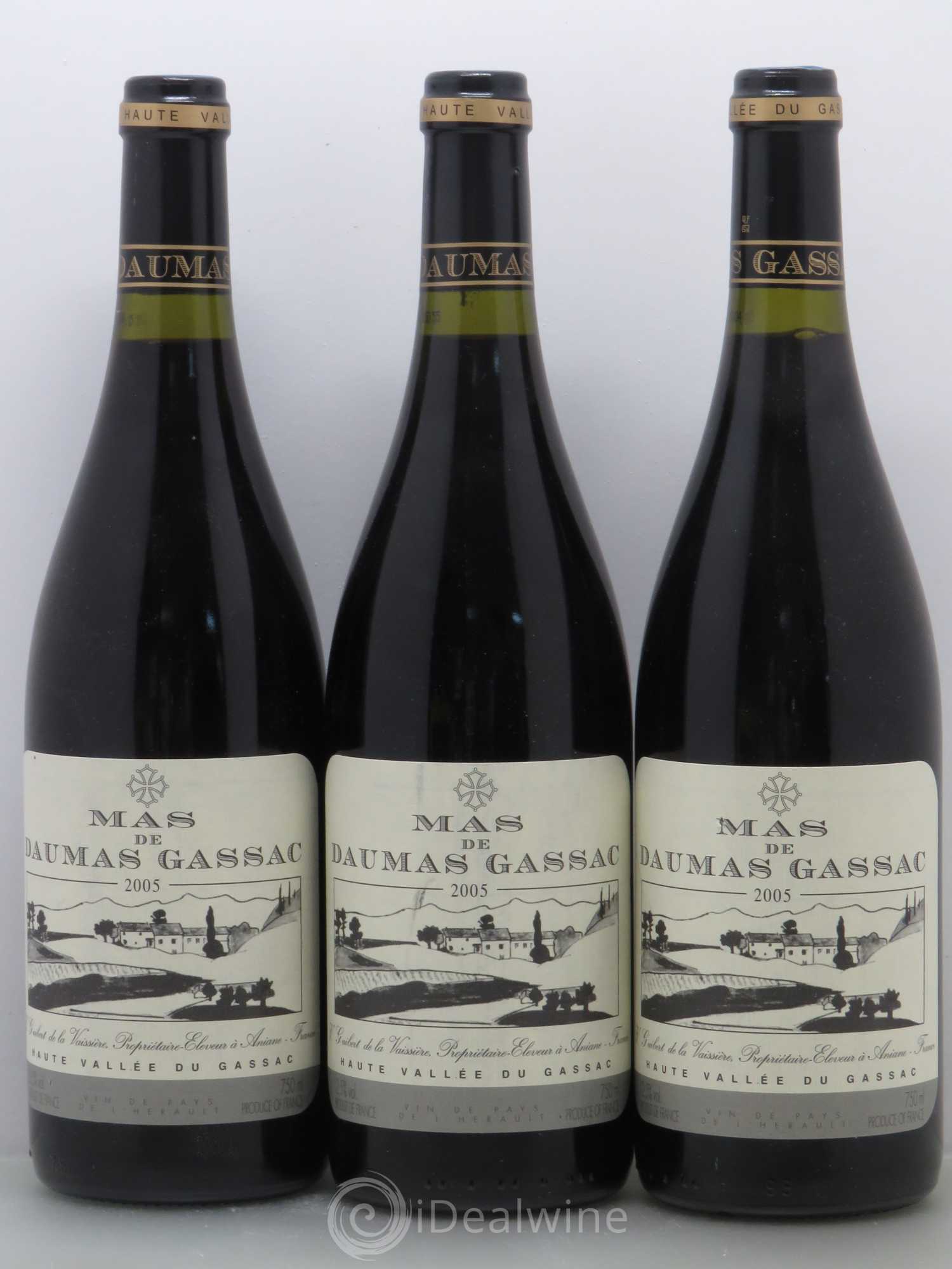 Saint-Guilhem-le-Désert - Cité d'Aniane Mas Daumas Gassac Famille Guibert de La Vaissière 2005 - Lot de 6 bouteilles - 2