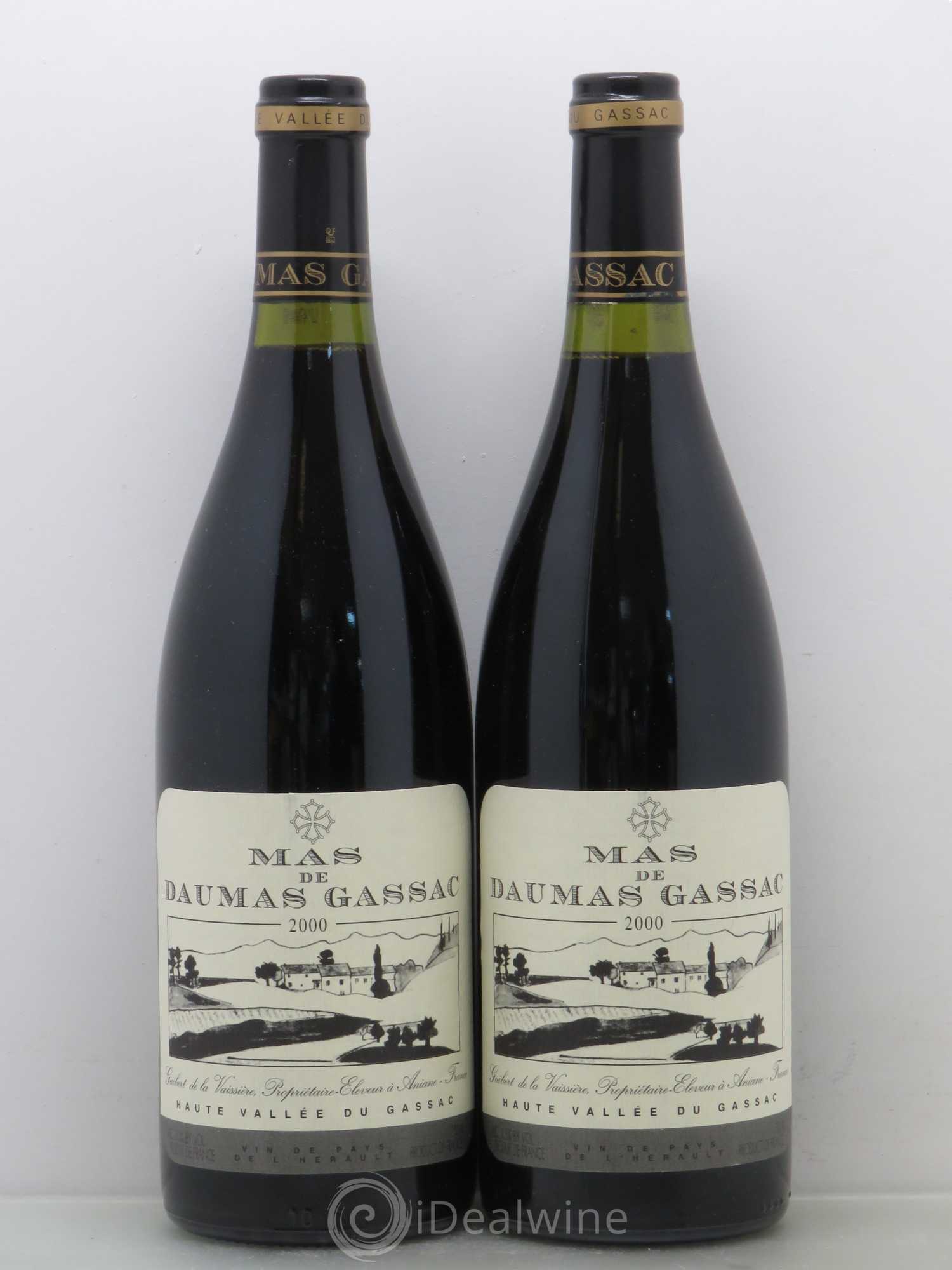 Saint-Guilhem-le-Désert - Cité d'Aniane Mas Daumas Gassac Famille Guibert de La Vaissière 2000 - Lot de 5 bouteilles - 2