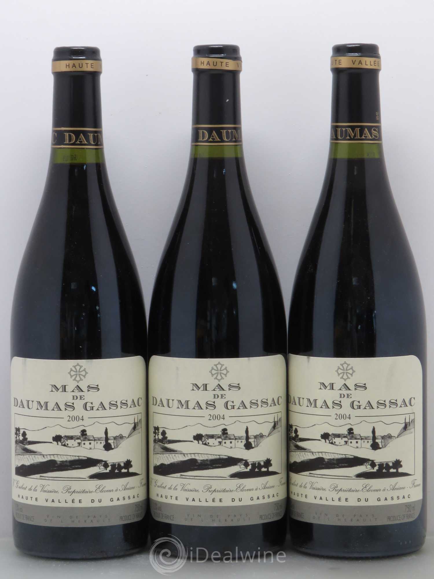 Saint-Guilhem-le-Désert - Cité d'Aniane Mas Daumas Gassac Famille Guibert de La Vaissière 2004 - Lot de 6 bouteilles - 2