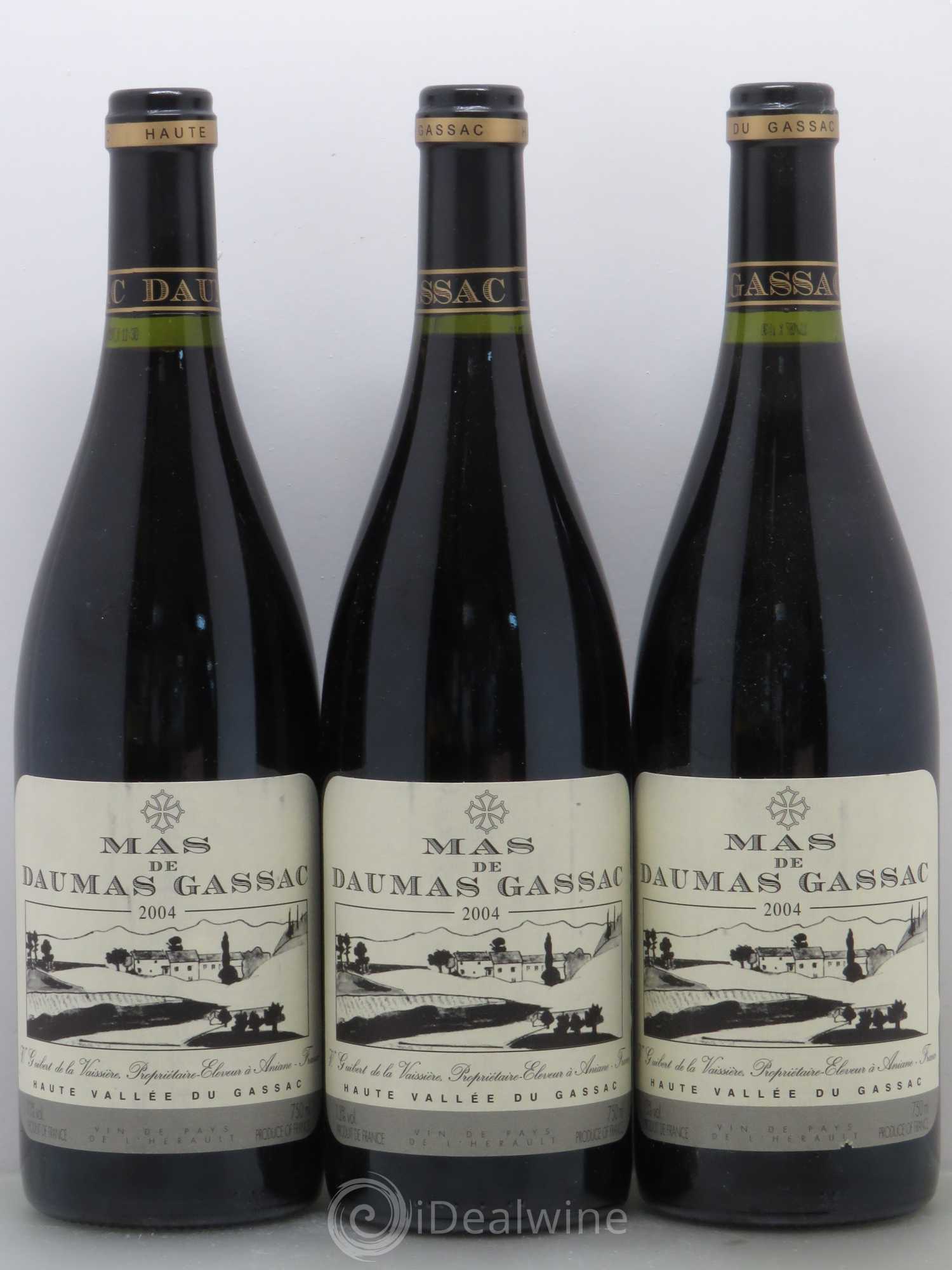 Saint-Guilhem-le-Désert - Cité d'Aniane Mas Daumas Gassac Famille Guibert de La Vaissière 2004 - Lot de 6 bouteilles - 2