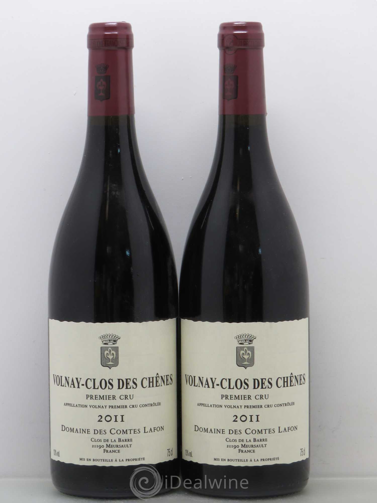 Volnay 1er Cru Clos des Chênes Comtes Lafon (Domaine des) 2011 - Lot de 2 bouteilles - 0