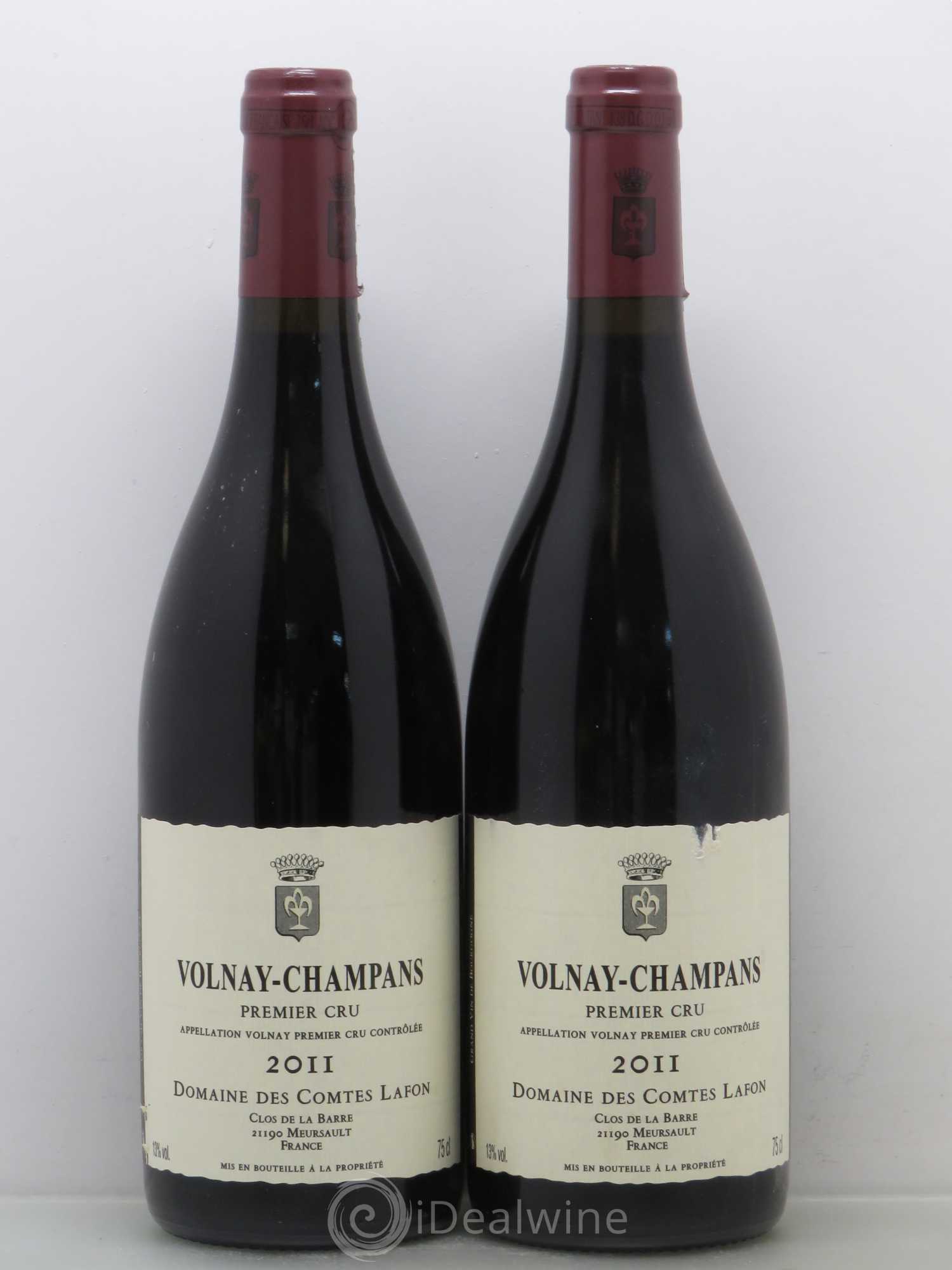 Volnay 1er Cru Champans Comtes Lafon (Domaine des) 2011 - Lot de 2 bouteilles - 0