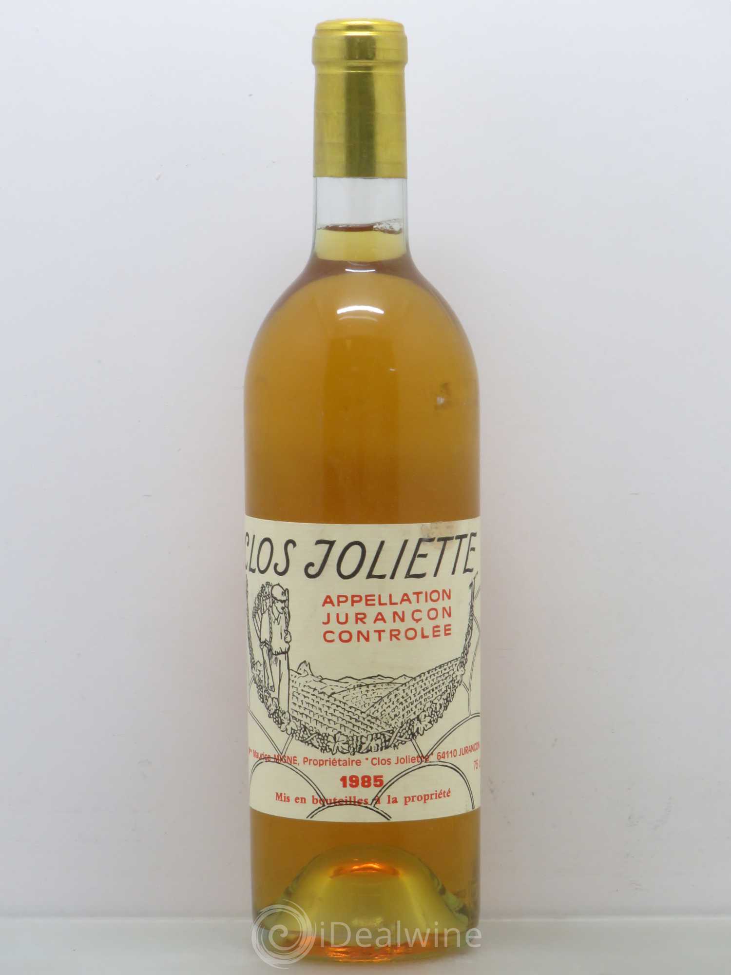 Jurançon Clos Joliette 1985 - Lotto di 1 bottiglia - 0