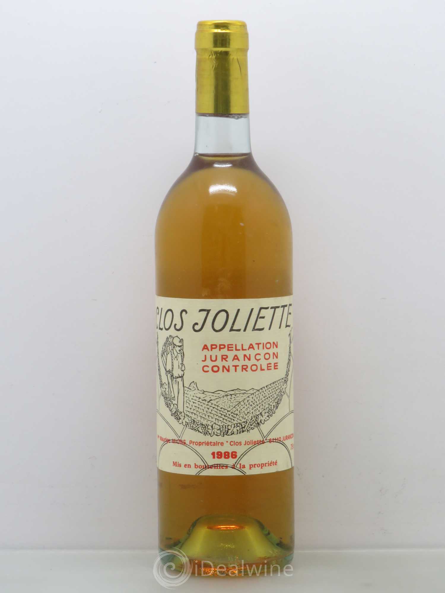 Jurançon Clos Joliette 1986 - Lotto di 1 bottiglia - 0