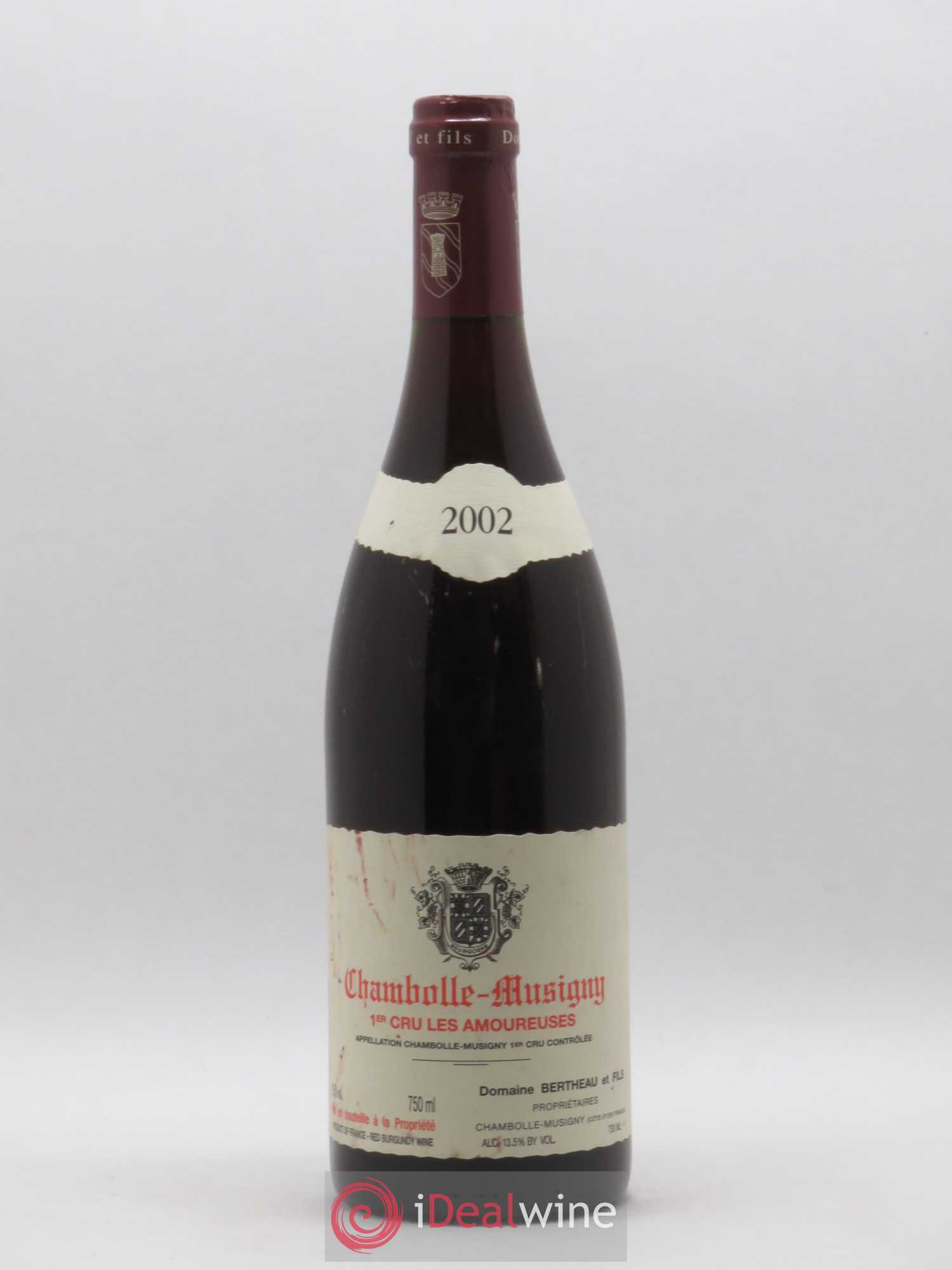 Chambolle-Musigny 1er Cru Les Amoureuses François Bertheau 2002 - Lot de 1 bouteille - 0