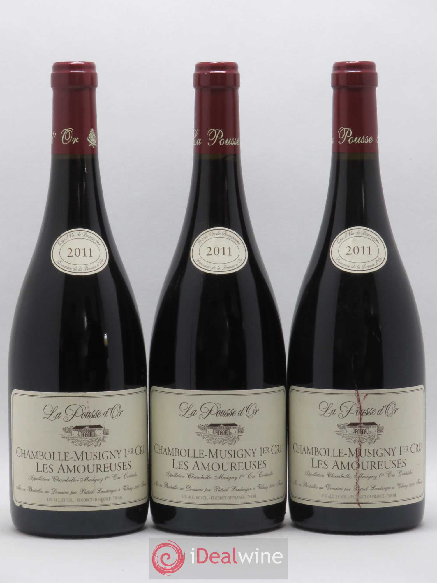 Chambolle-Musigny 1er Cru Les Amoureuses La Pousse d'Or (Domaine de) 2011 - Lot de 3 bouteilles - 0