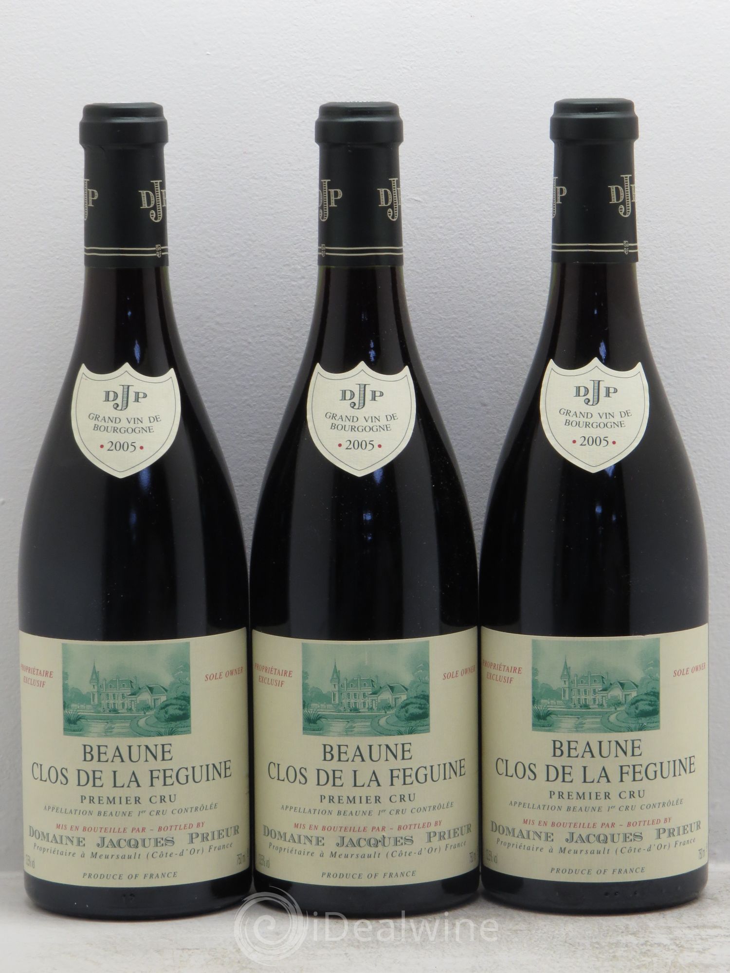 Beaune 1er Cru Clos de la Féguine Jacques Prieur (Domaine) 2005 - Lot de 3 bouteilles - 0