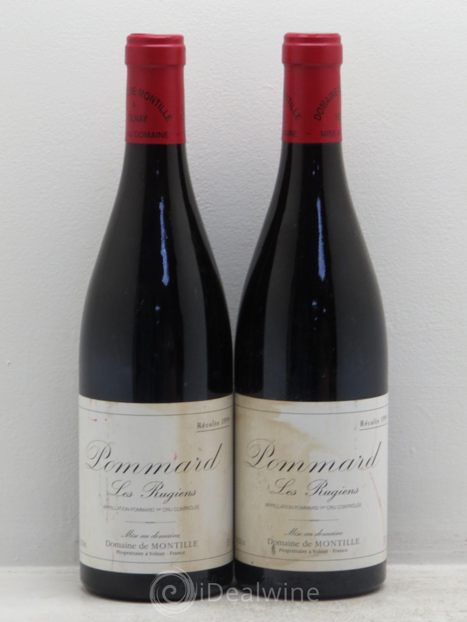 Pommard 1er Cru Les Rugiens-bas De Montille (Domaine) 1999 - Lot de 2 bouteilles - 0