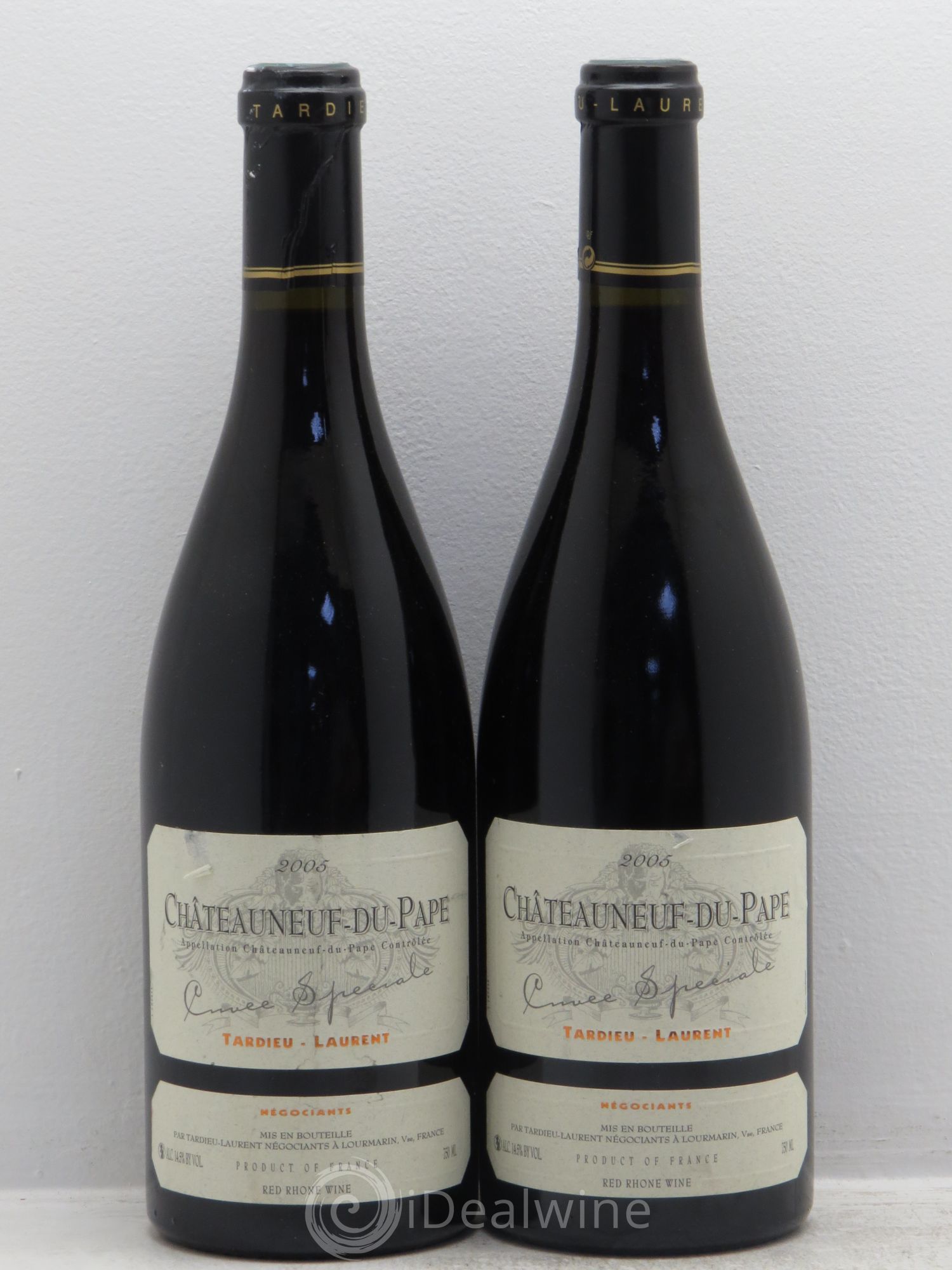 Châteauneuf-du-Pape Tardieu-Laurent Cuvée spéciale Famille Tardieu 2005 - Lot de 2 bouteilles - 0