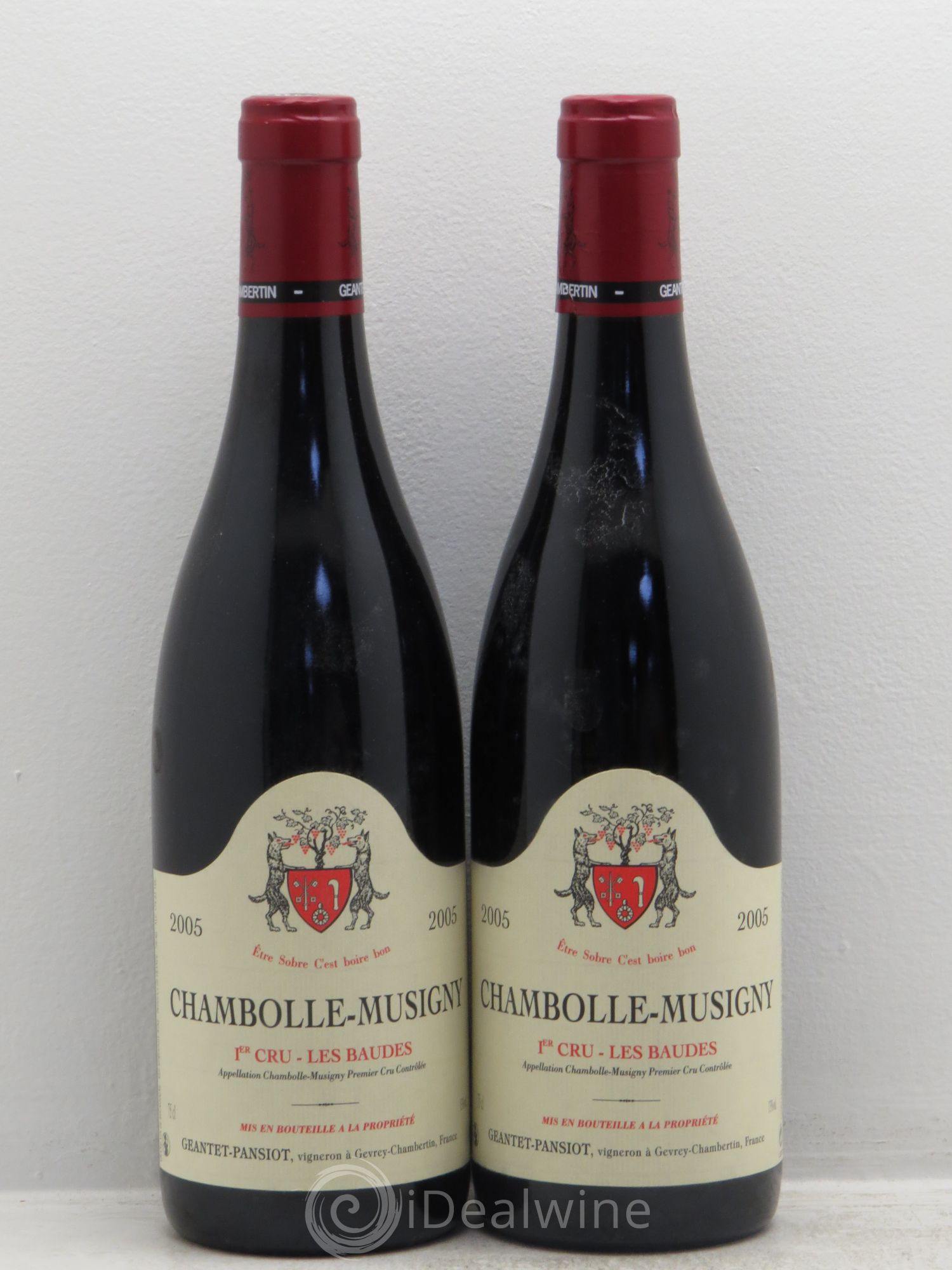 Chambolle-Musigny 1er Cru 2005 - Lot de 2 bouteilles - 0