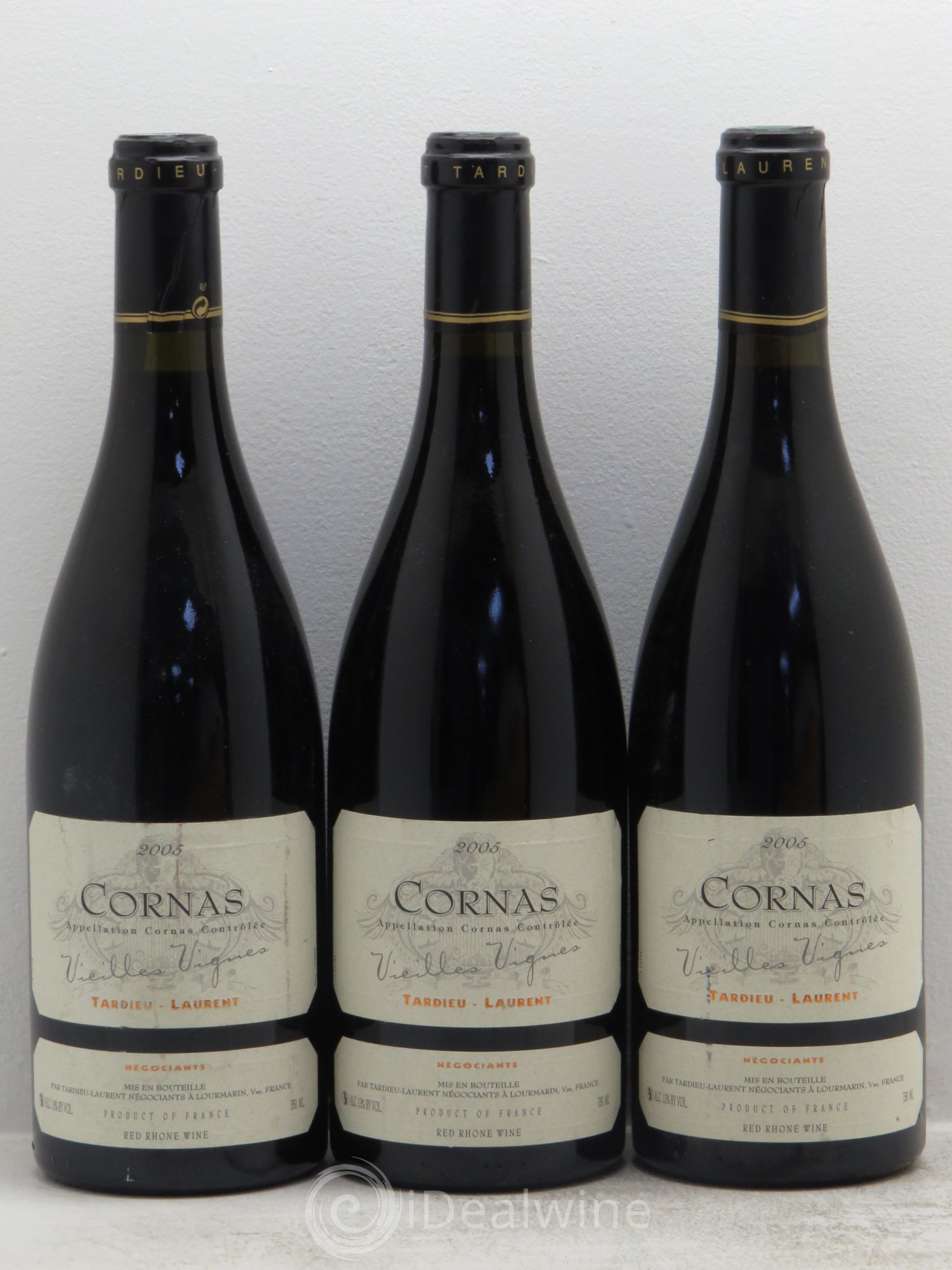 Cornas Vieilles vignes Maison Tardieu-Laurent 2005 - Lot de 3 bouteilles - 0