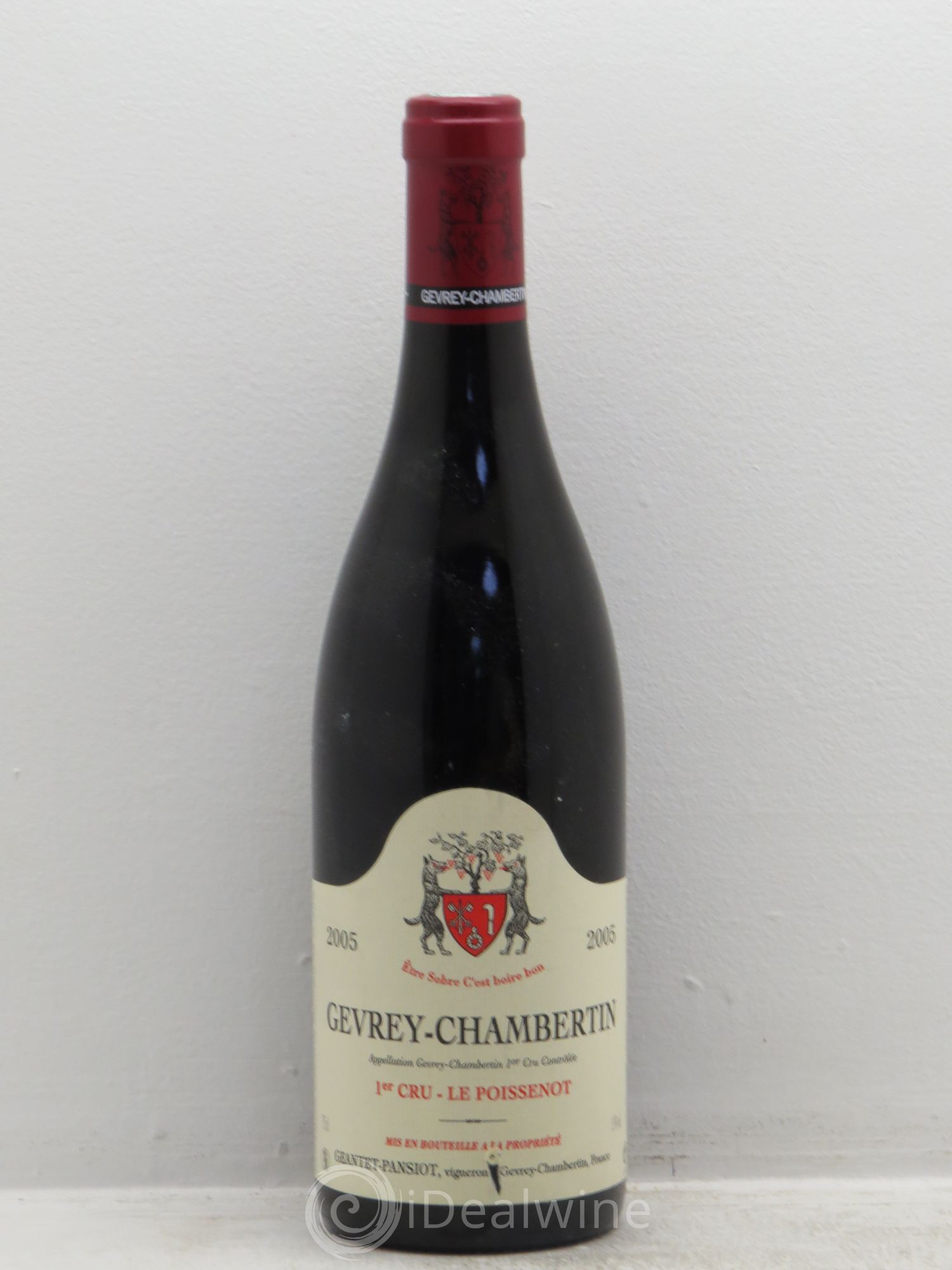 Gevrey-Chambertin 1er Cru Le Poissenot Geantet-Pansiot 2005 - Lot de 6 bouteilles - 0