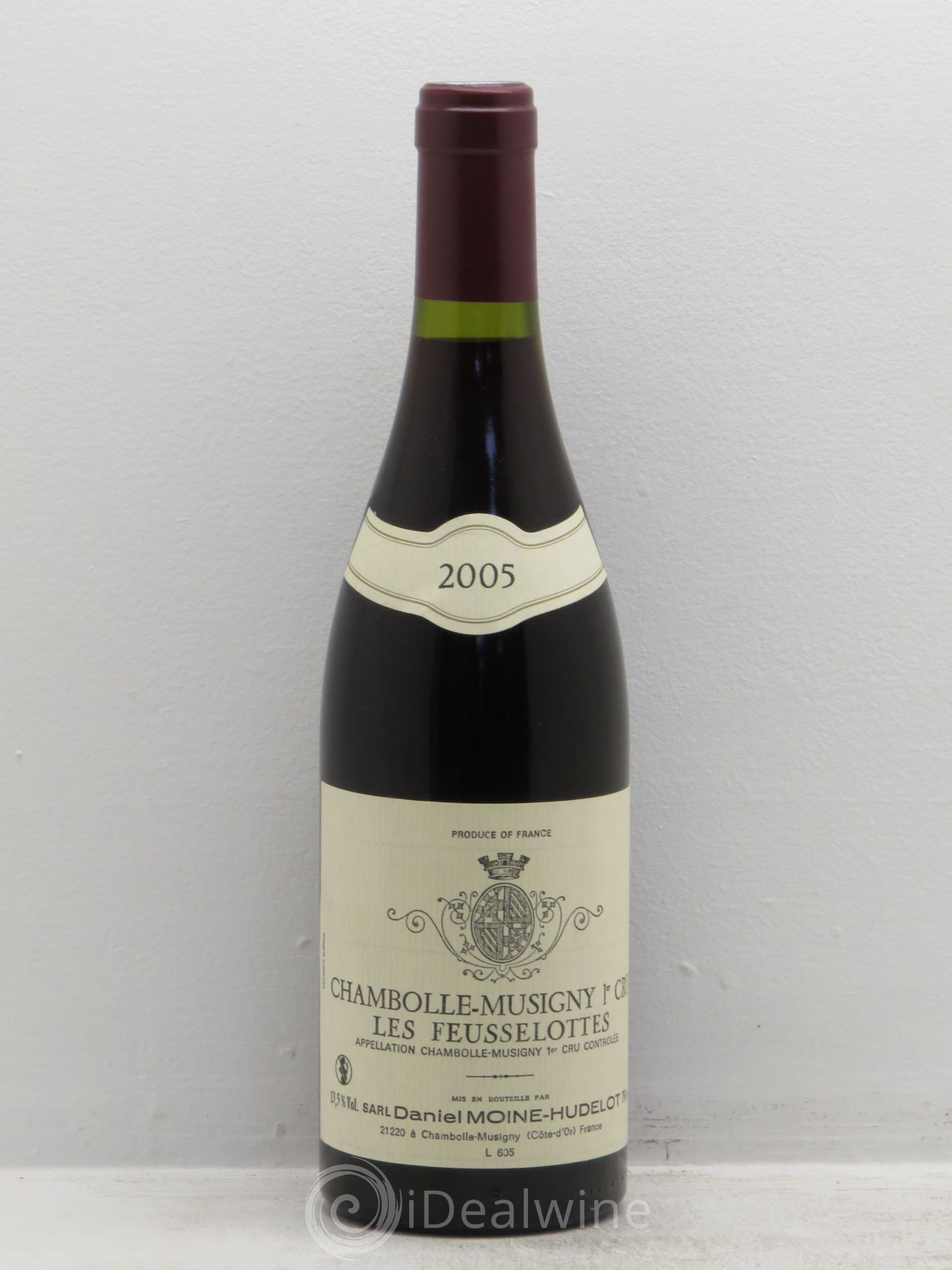 Chambolle-Musigny 1er Cru Les Feusselottes Moine-Hudelot (Domaine) 2005 - Lot de 1 bouteille - 0