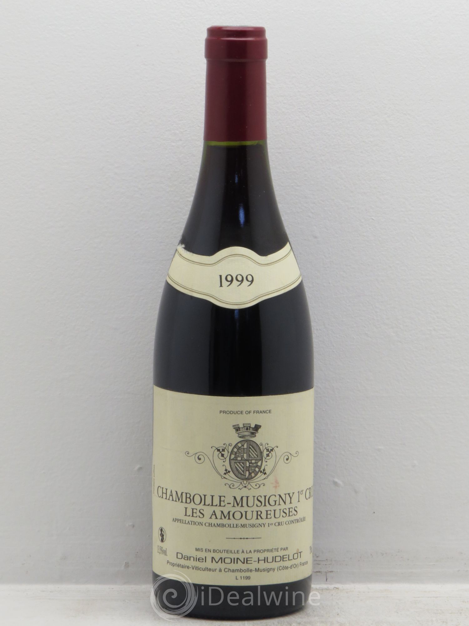 Chambolle-Musigny 1er Cru Les Amoureuses Moine-Hudelot (Domaine) 1999 - Lot de 1 bouteille - 0