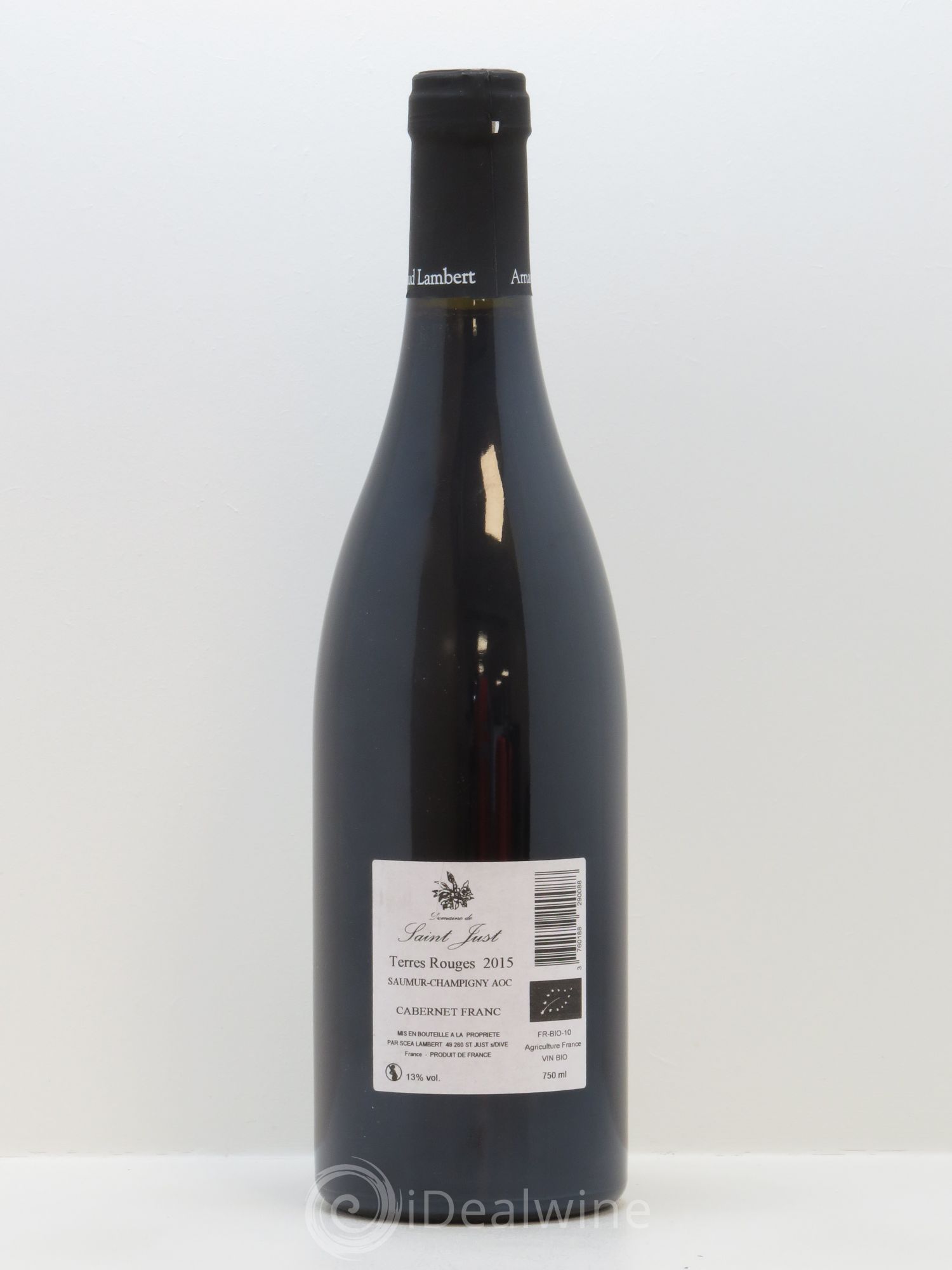 Saumur-Champigny Les Terres Rouges Domaine Saint-Just - Arnaud Lambert 2015 - Lot of 1 bottle - 1