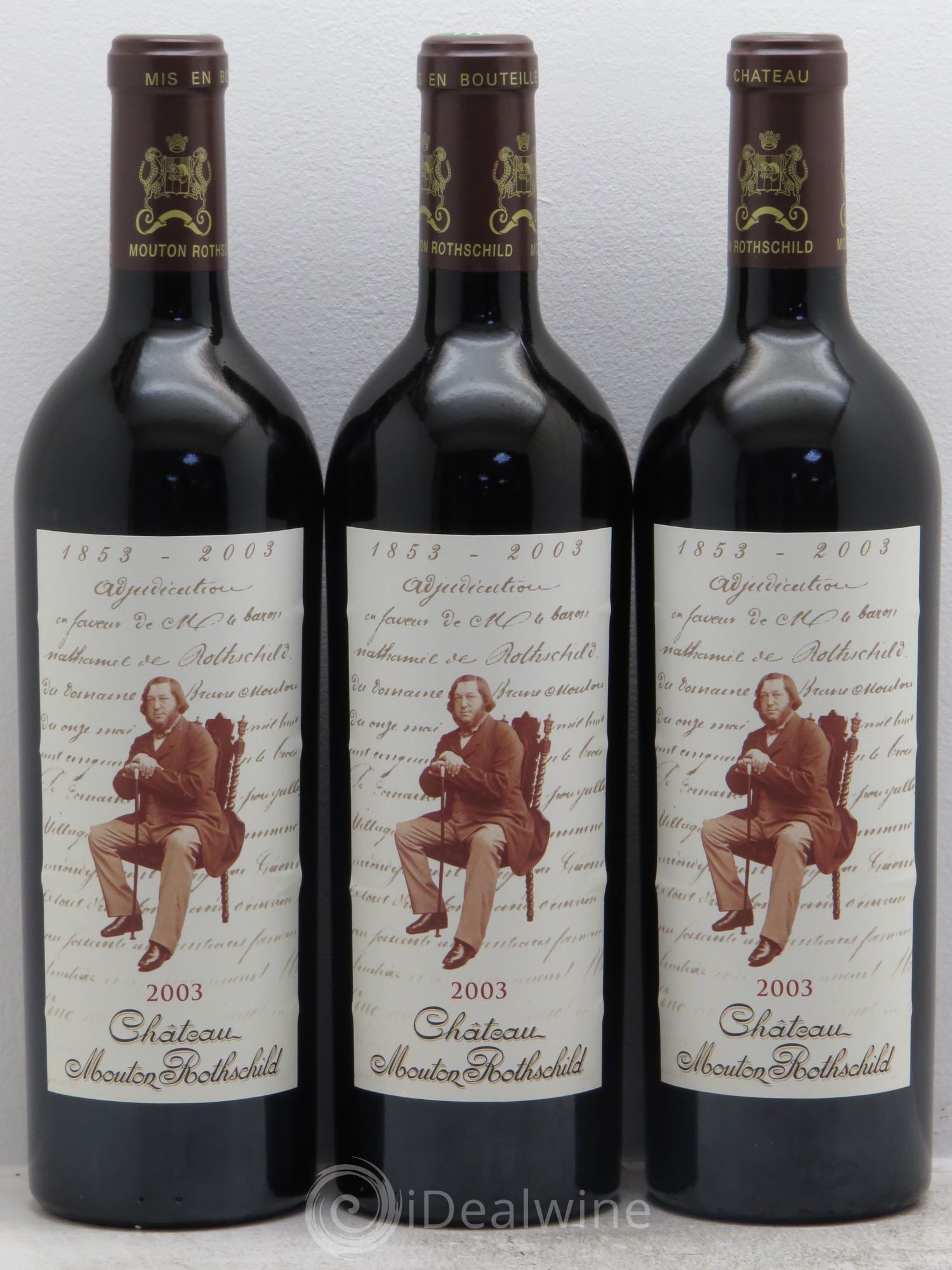 Château Mouton Rothschild 1er Grand Cru Classé 2003 - Lot de 6 bouteilles - 2