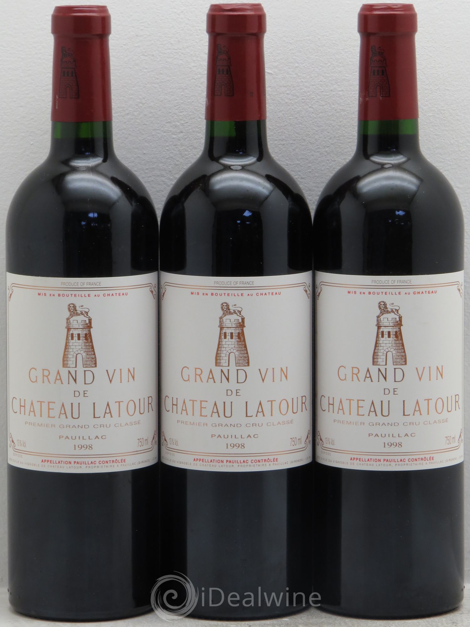 Château Latour 1er Grand Cru Classé 1998 - Lot de 6 bouteilles - 2