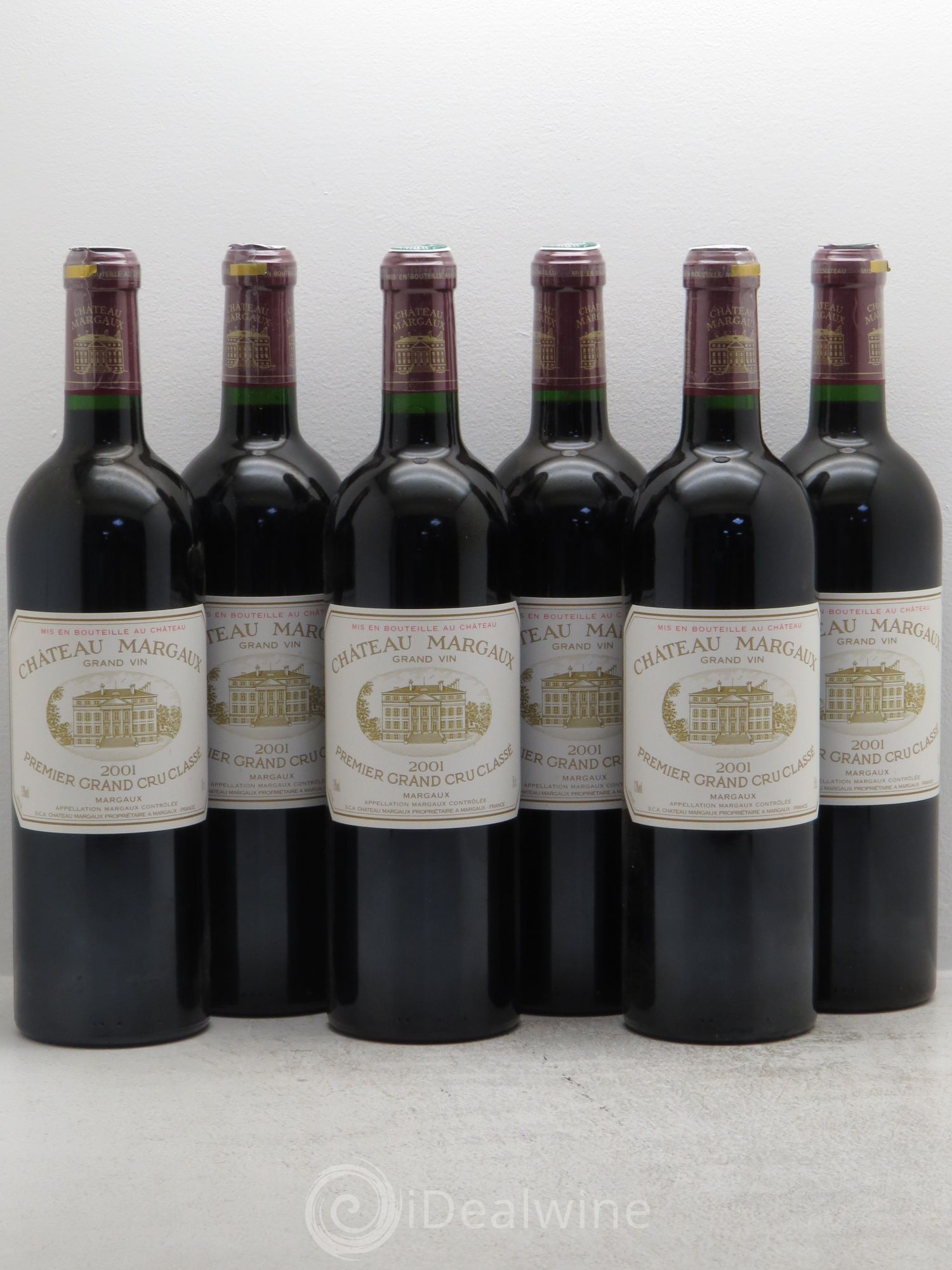 Château Margaux 1er Grand Cru Classé 2001 - Lot de 6 bouteilles - 0