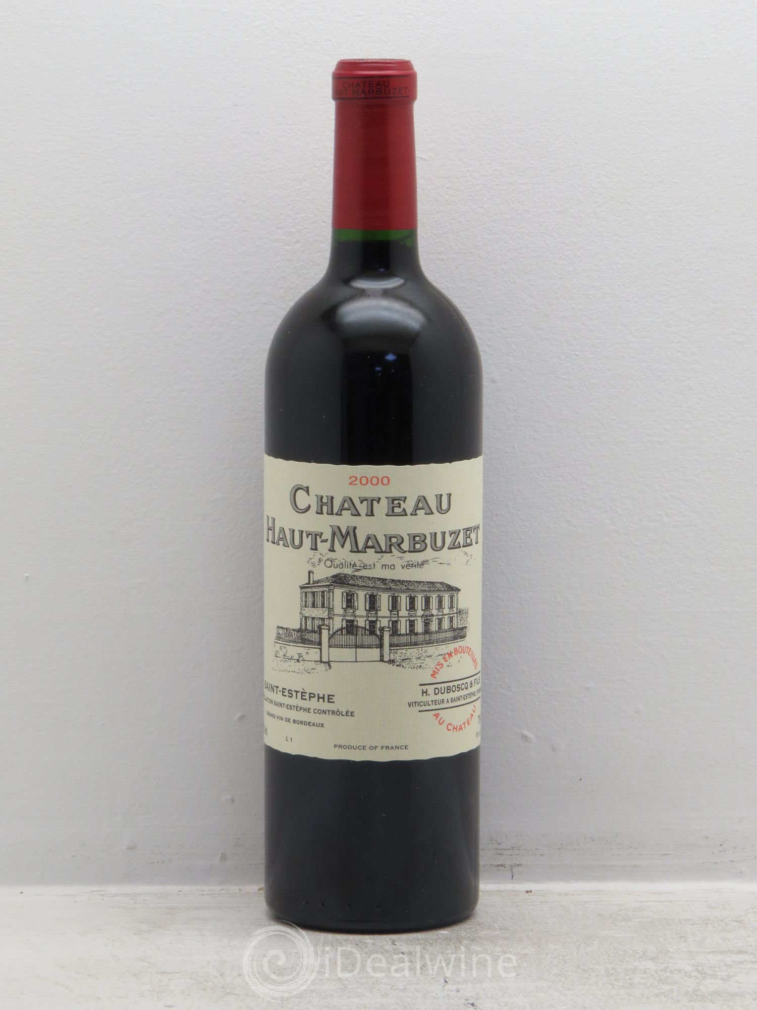 Château Haut Marbuzet 2000 - Lot de 12 bouteilles - 0