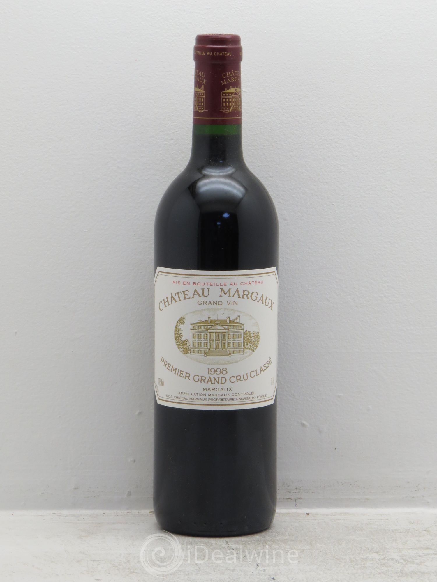 Château Margaux 1er Grand Cru Classé 1998 - Lot de 1 bouteille - 0