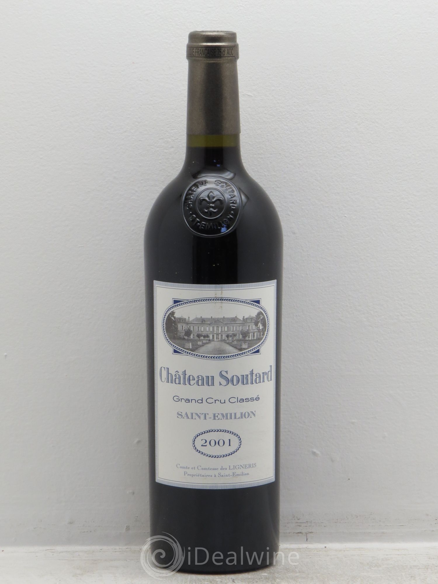 Château Soutard Grand Cru Classé 2001 - Lot de 12 bouteilles - 0