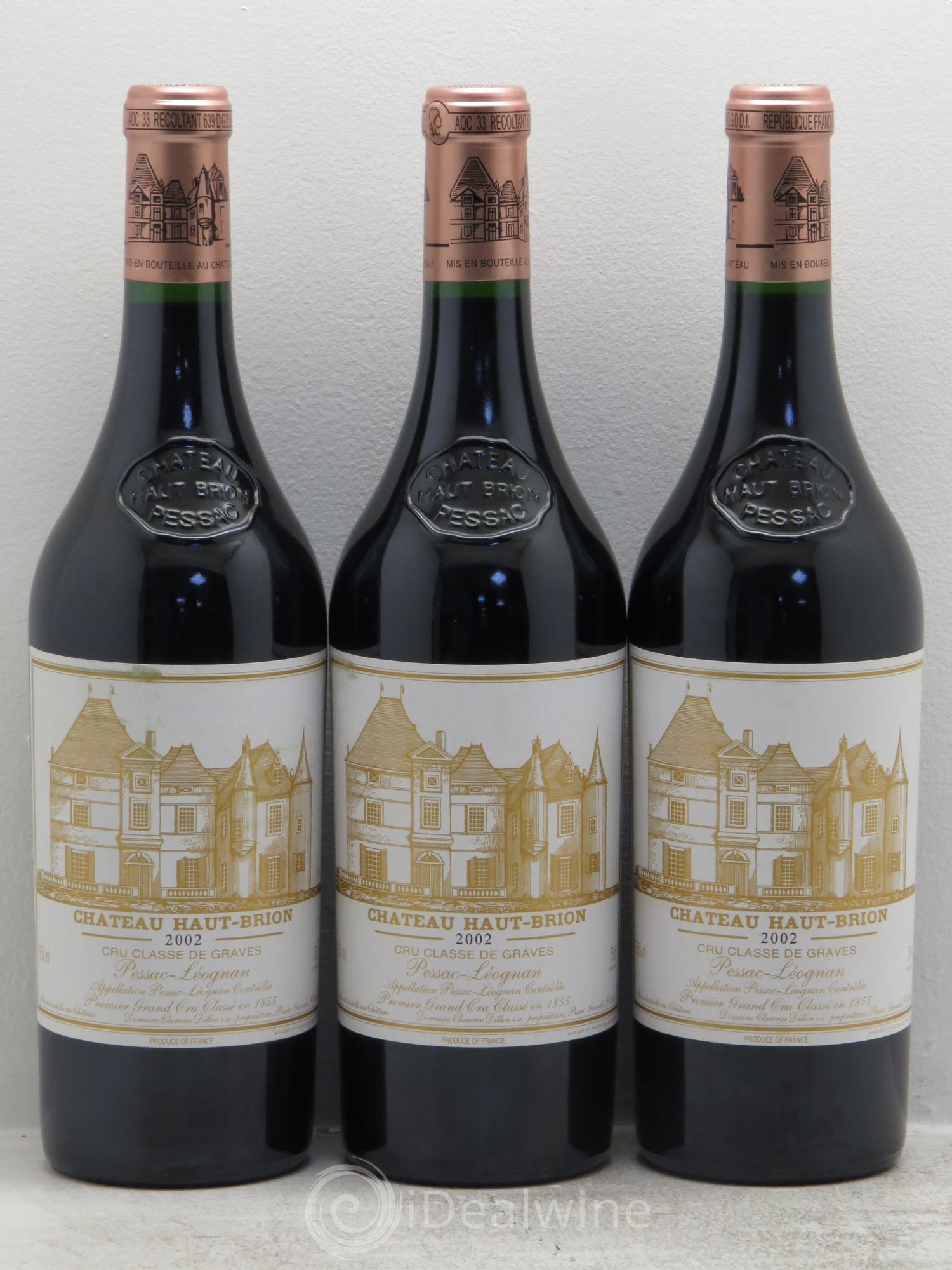 Château Haut Brion 1er Grand Cru Classé 2002 - Lot de 6 bouteilles - 2
