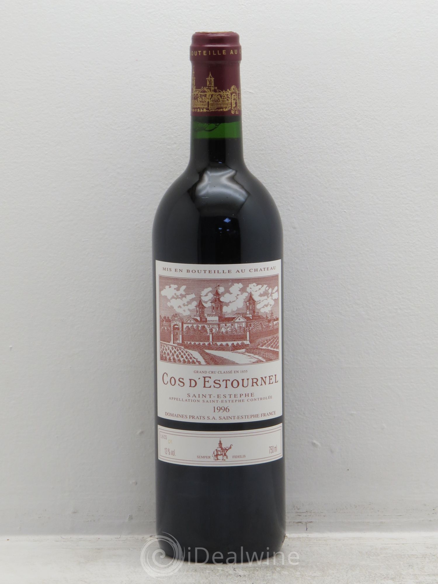 Cos d'Estournel 2ème Grand Cru Classé 1996 - Lot de 6 bouteilles - 0