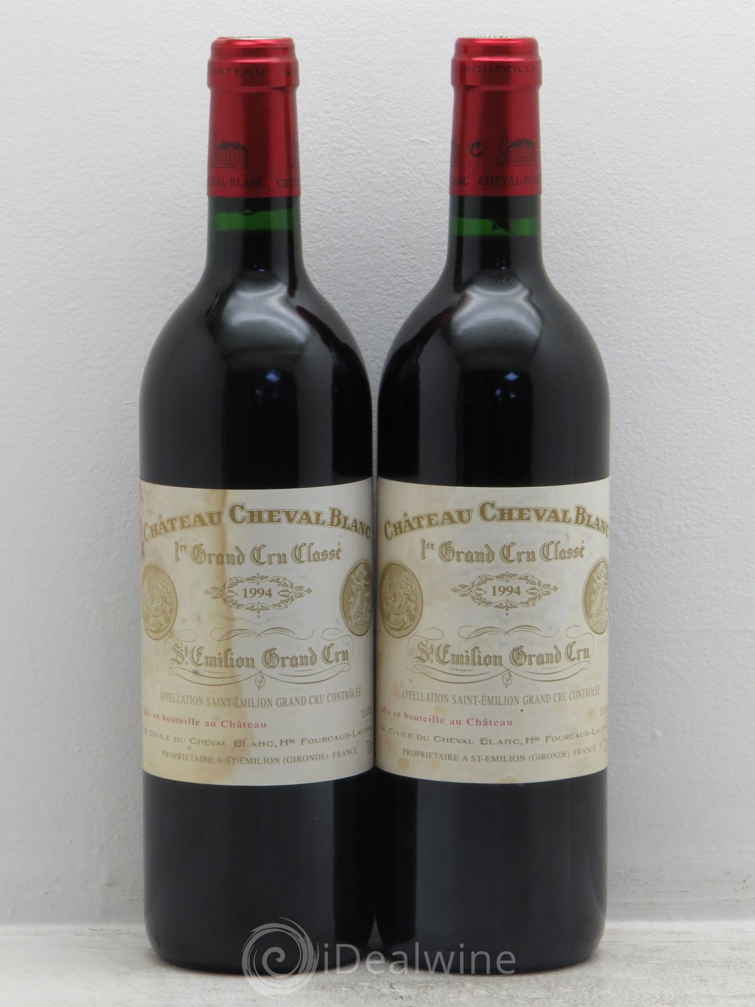 Château Cheval Blanc 1er Grand Cru Classé A 1994 - Lot de 2 bouteilles - 0