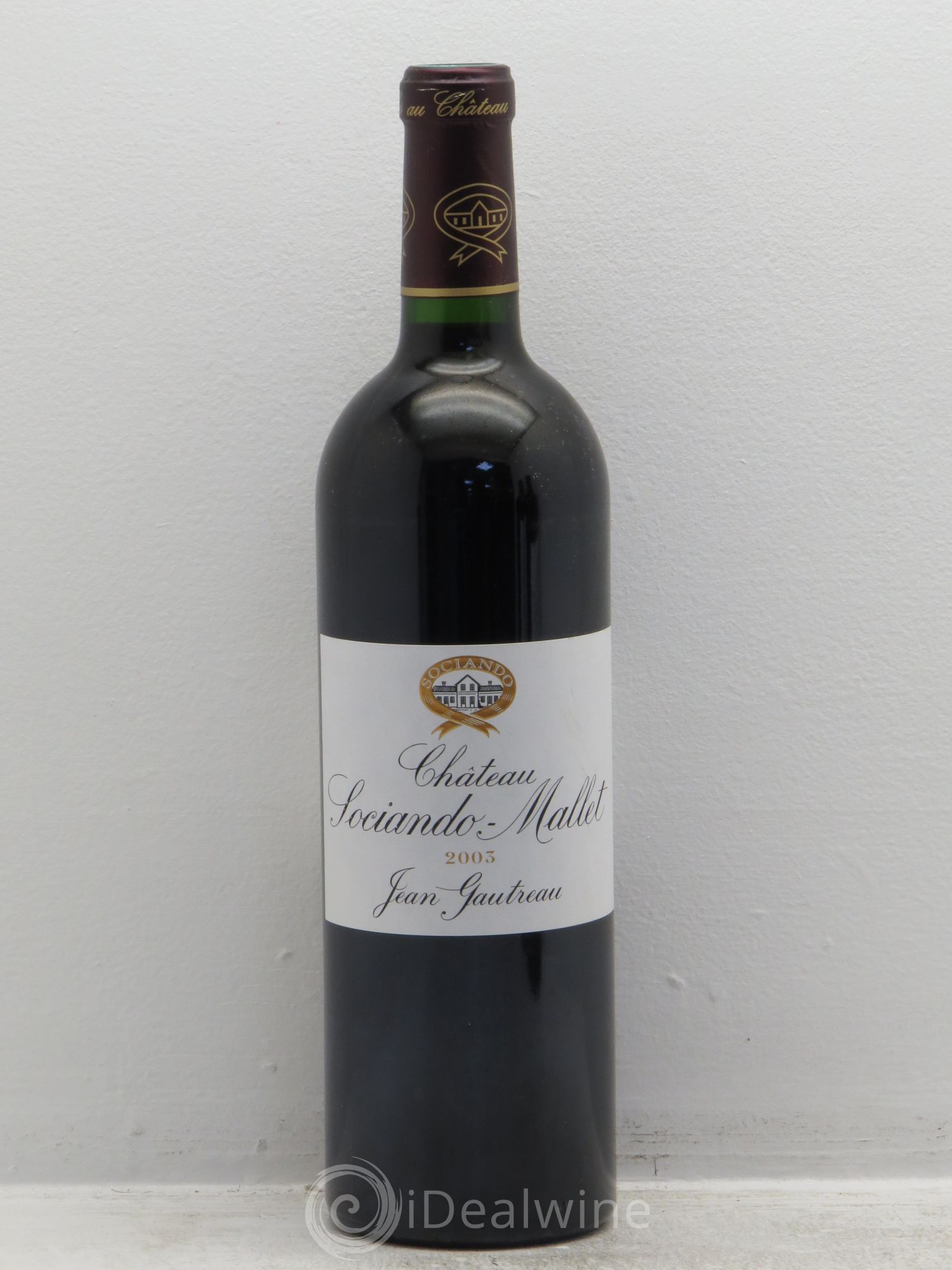 Château Sociando Mallet 2003 - Lot de 6 bouteilles - 0