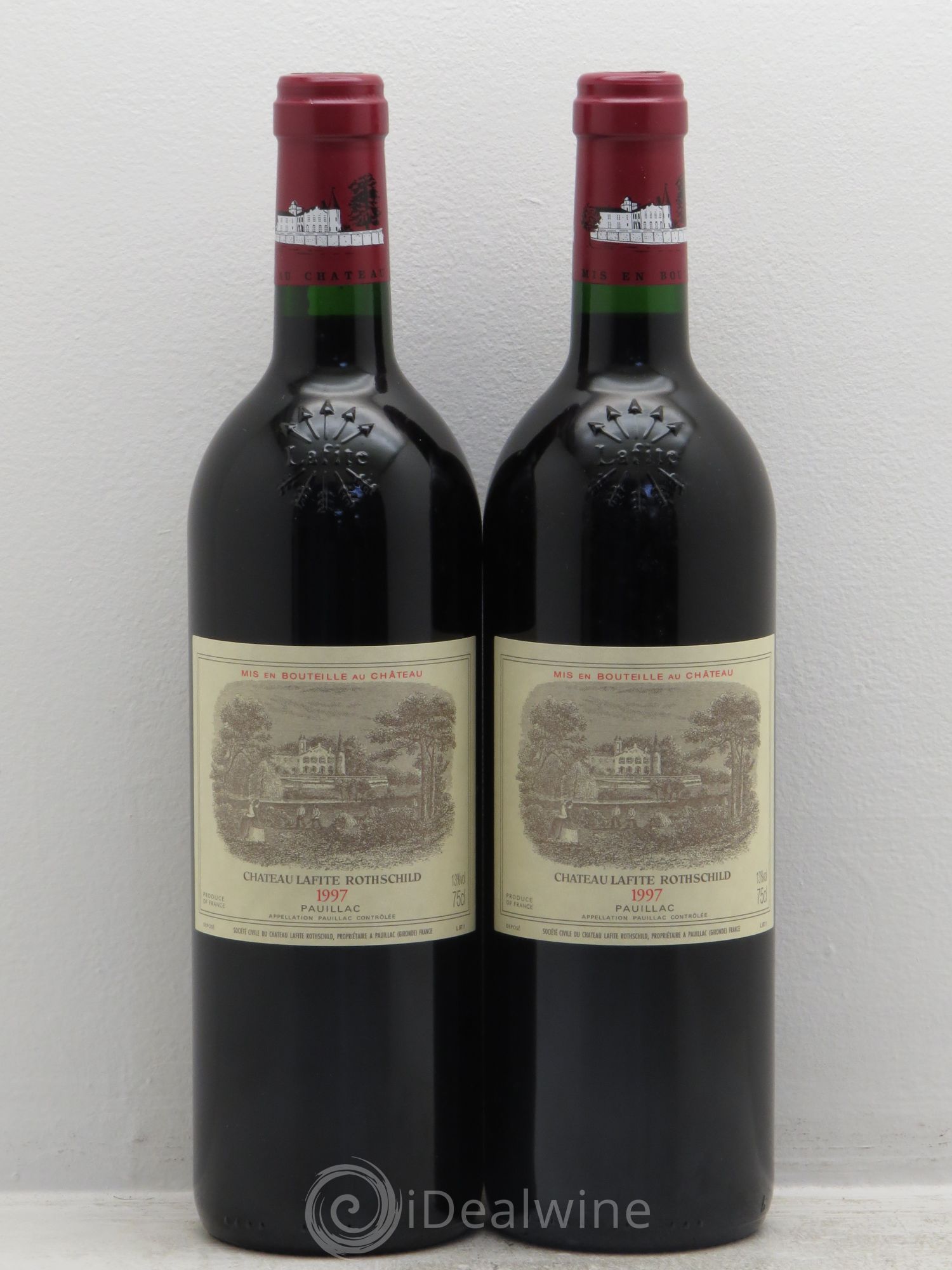Château Lafite Rothschild 1er Grand Cru Classé 1997 - Lot de 2 bouteilles - 0