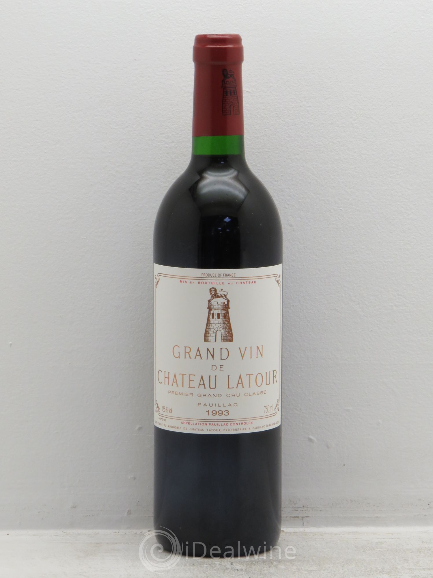Château Latour 1er Grand Cru Classé 1993 - Lot de 1 bouteille - 0