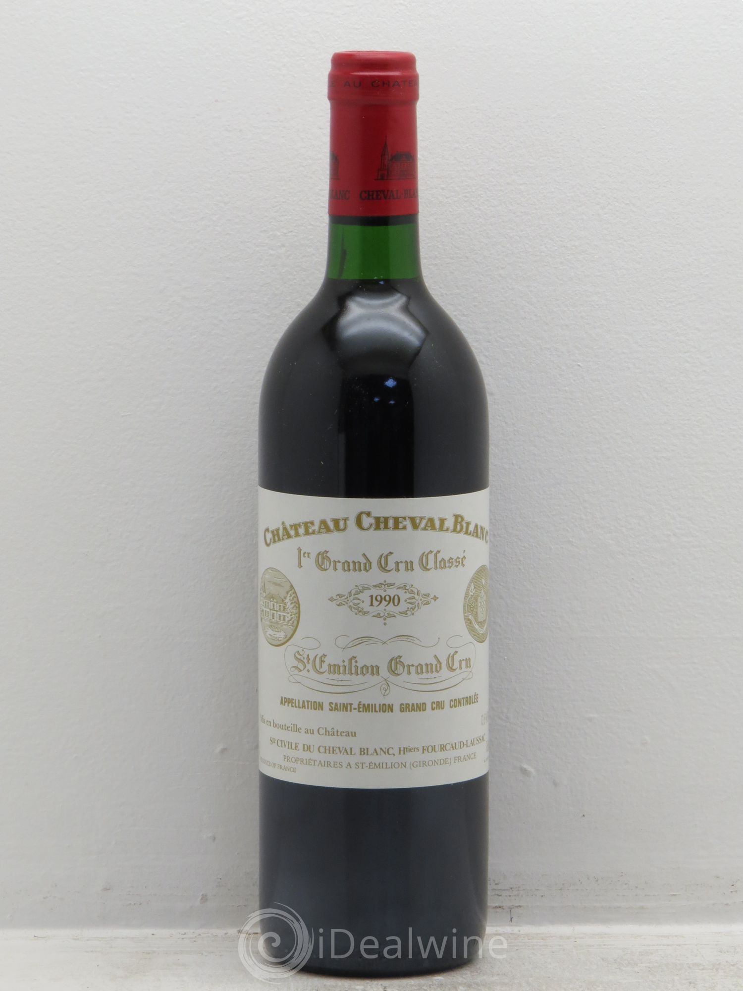 Château Cheval Blanc 1er Grand Cru Classé A 1990 - Lot de 1 bouteille - 0
