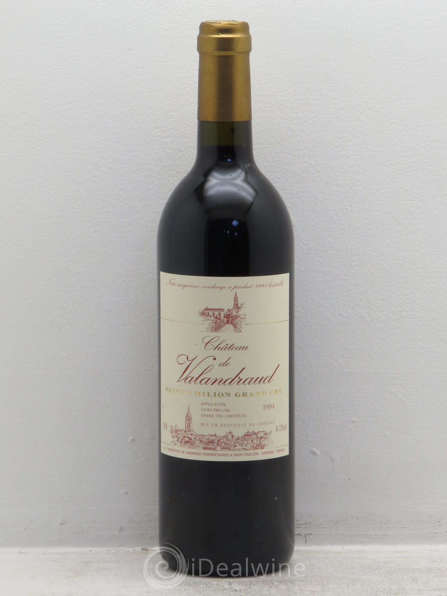 Château de Valandraud 1994 - Lot de 1 bouteille - 0