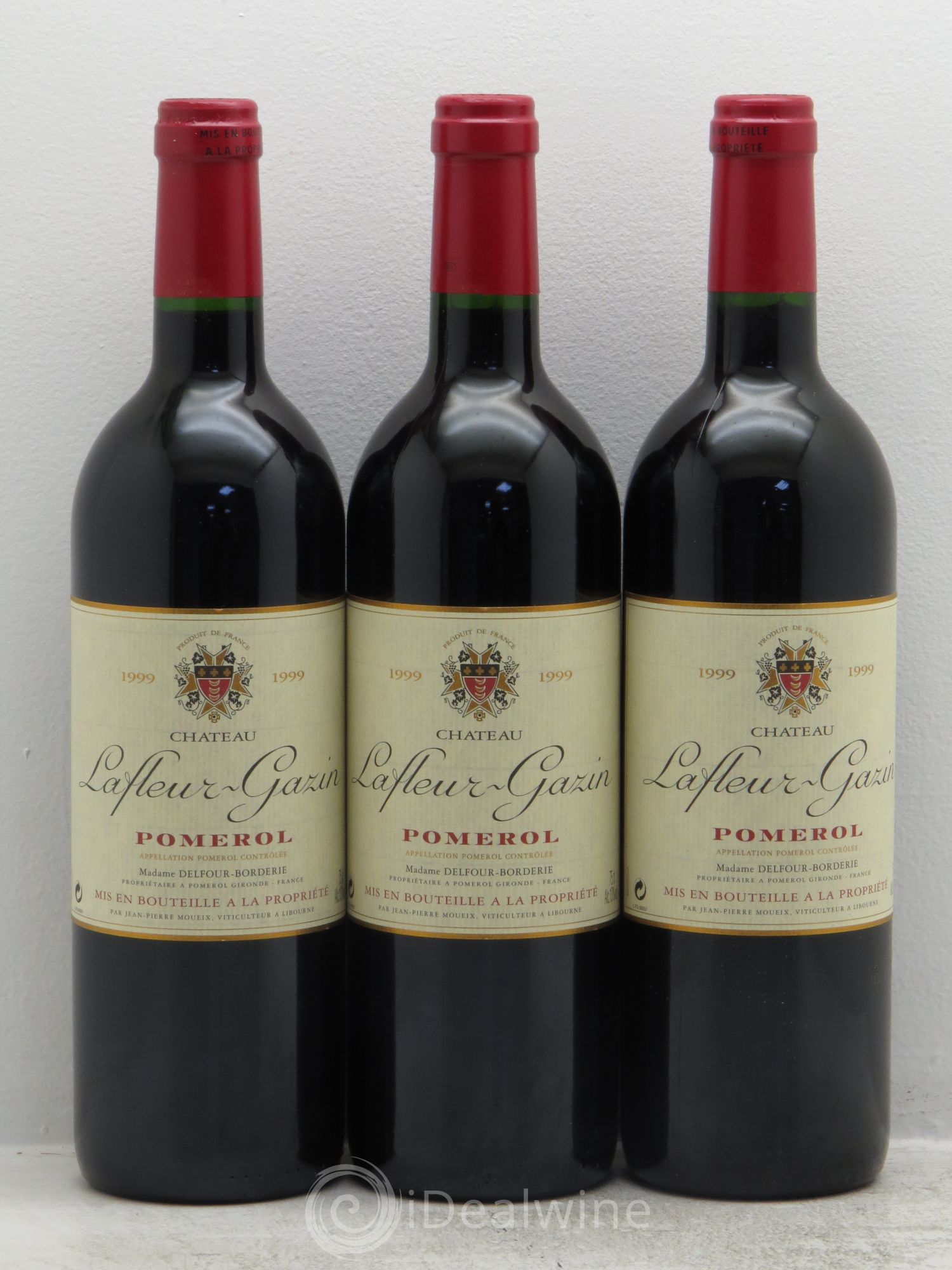 Château Lafleur-Gazin 1999 - Lot de 3 bouteilles - 0